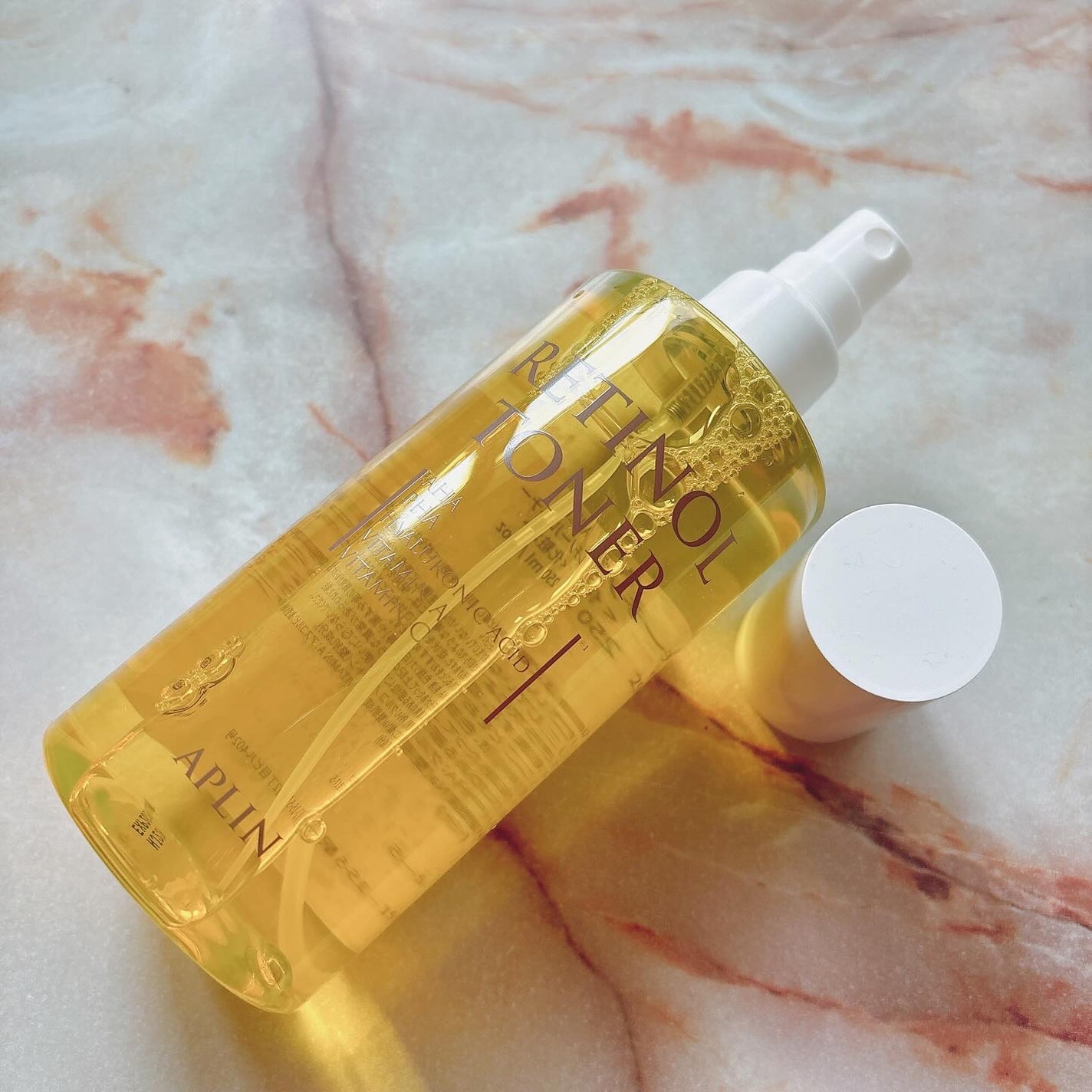 レチノールトナー/APLIN/ミスト状化粧水を使ったクチコミ(2枚目)