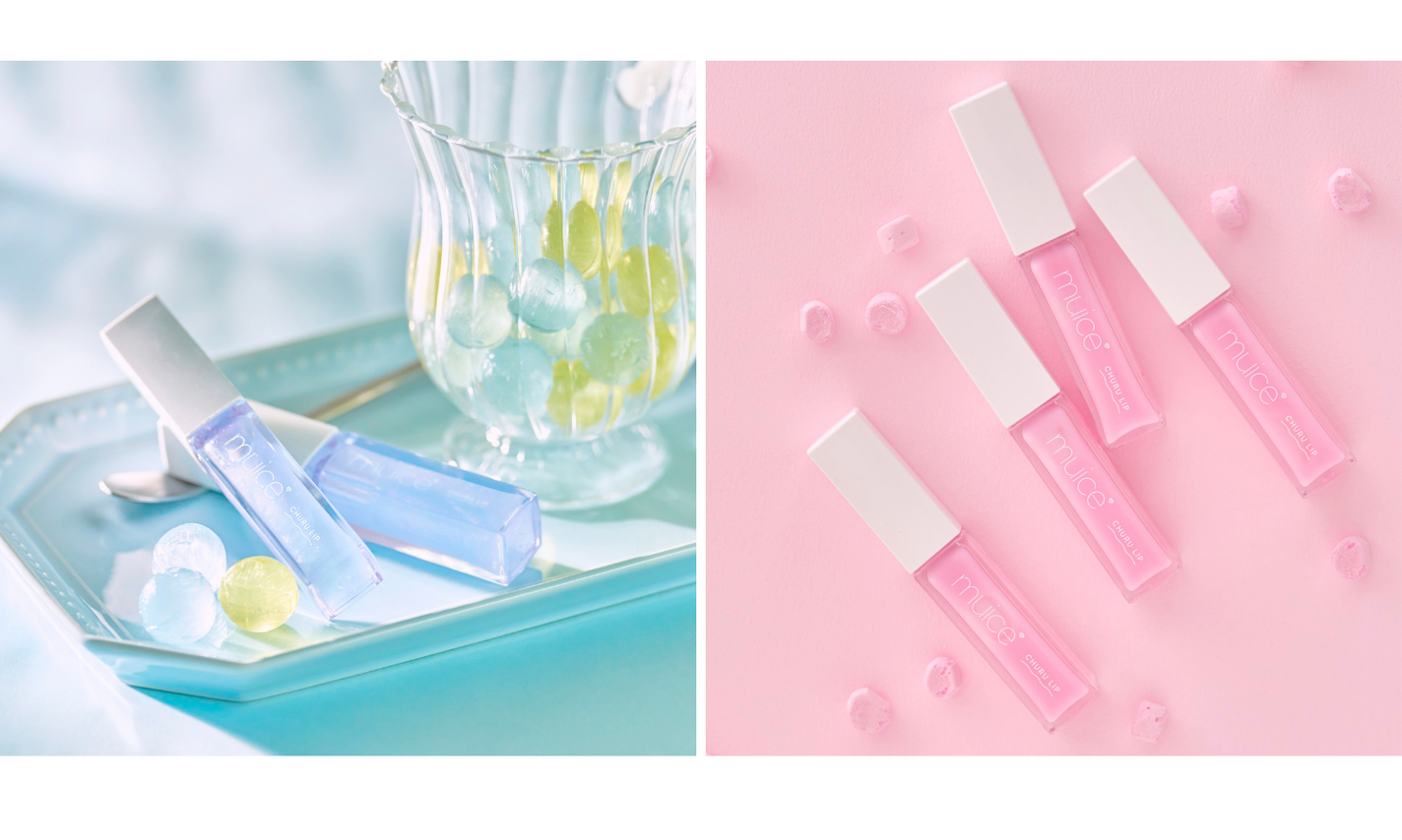 【夏コスメ2024】muiceより大人気の「ちゅるリップランパー」から透明感あふれる2色の限定色が新登場!のサムネイル