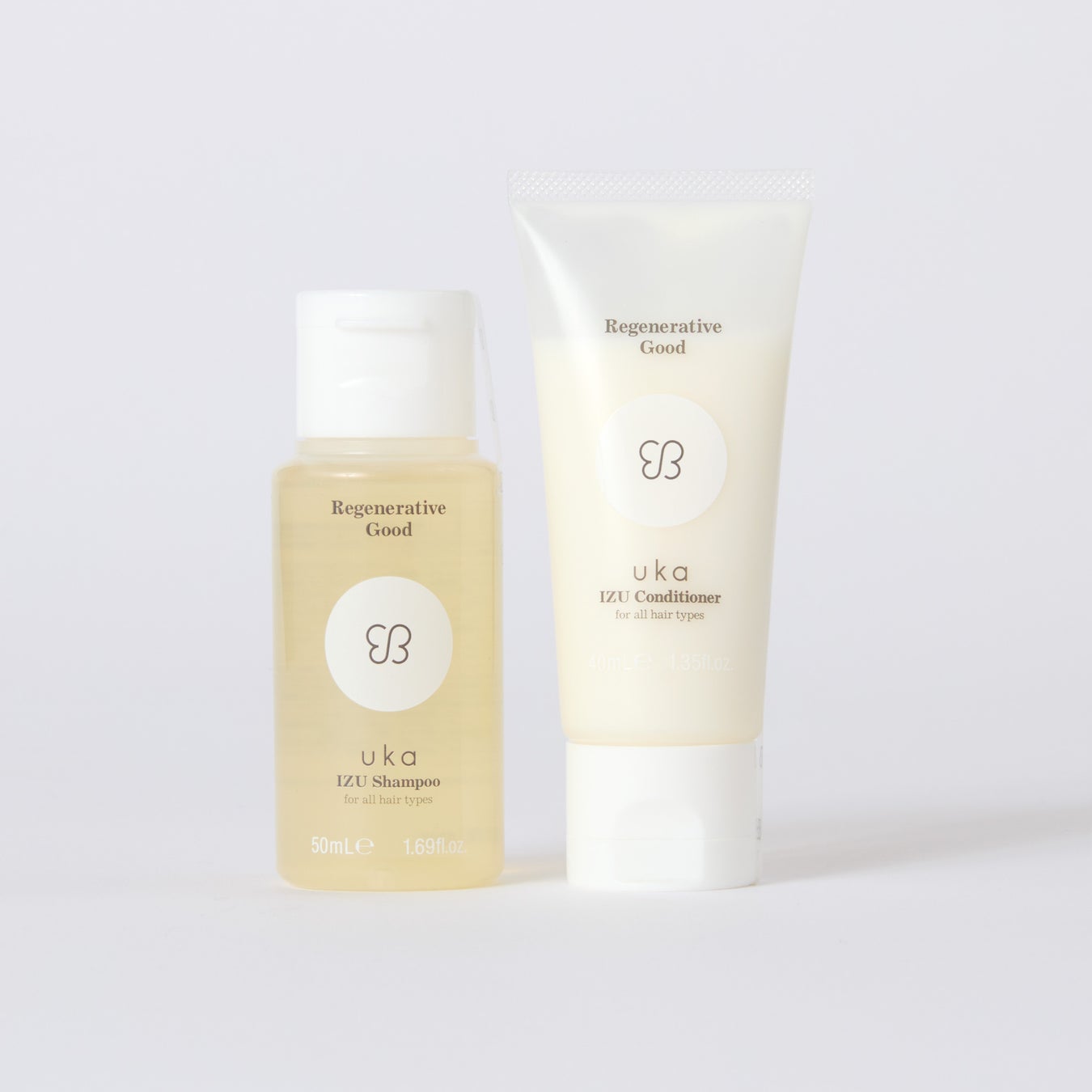 uka uka IZU Shampoo&Conditioner ハリコシトライセット for all hair types 