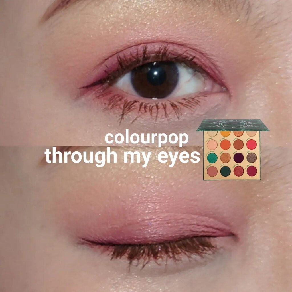 スルーマイアイズ/ColourPop/アイシャドウパレットを使ったクチコミ(1枚目)