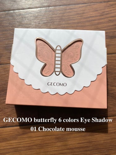 butterfly 6 colors Eye Shadow/gecomo/アイシャドウパレットを使ったクチコミ（1枚目）