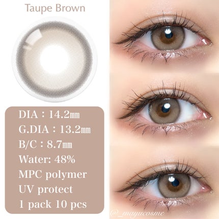 ピュアリティーシャインワンデー(PURITYSHINE 1day)/OLOLA/ワンデー(1DAY)カラコンを使ったクチコミ(2枚目)