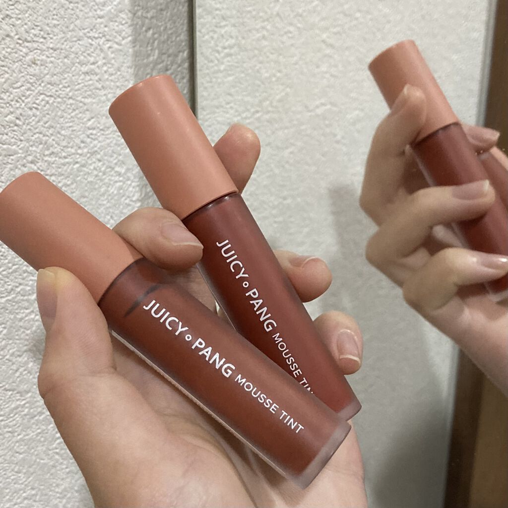 ジューシーパン ムースティント CR07　フルーツトマト/A’pieu/リップティントを使ったクチコミ（1枚目）