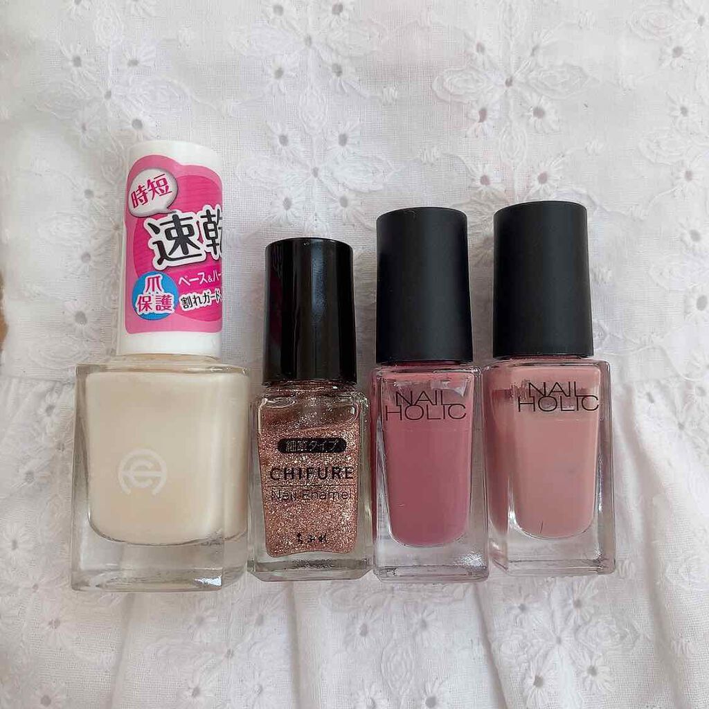 ネイル エナメル 細筆タイプ/ちふれ/マニキュアを使ったクチコミ(4枚目)