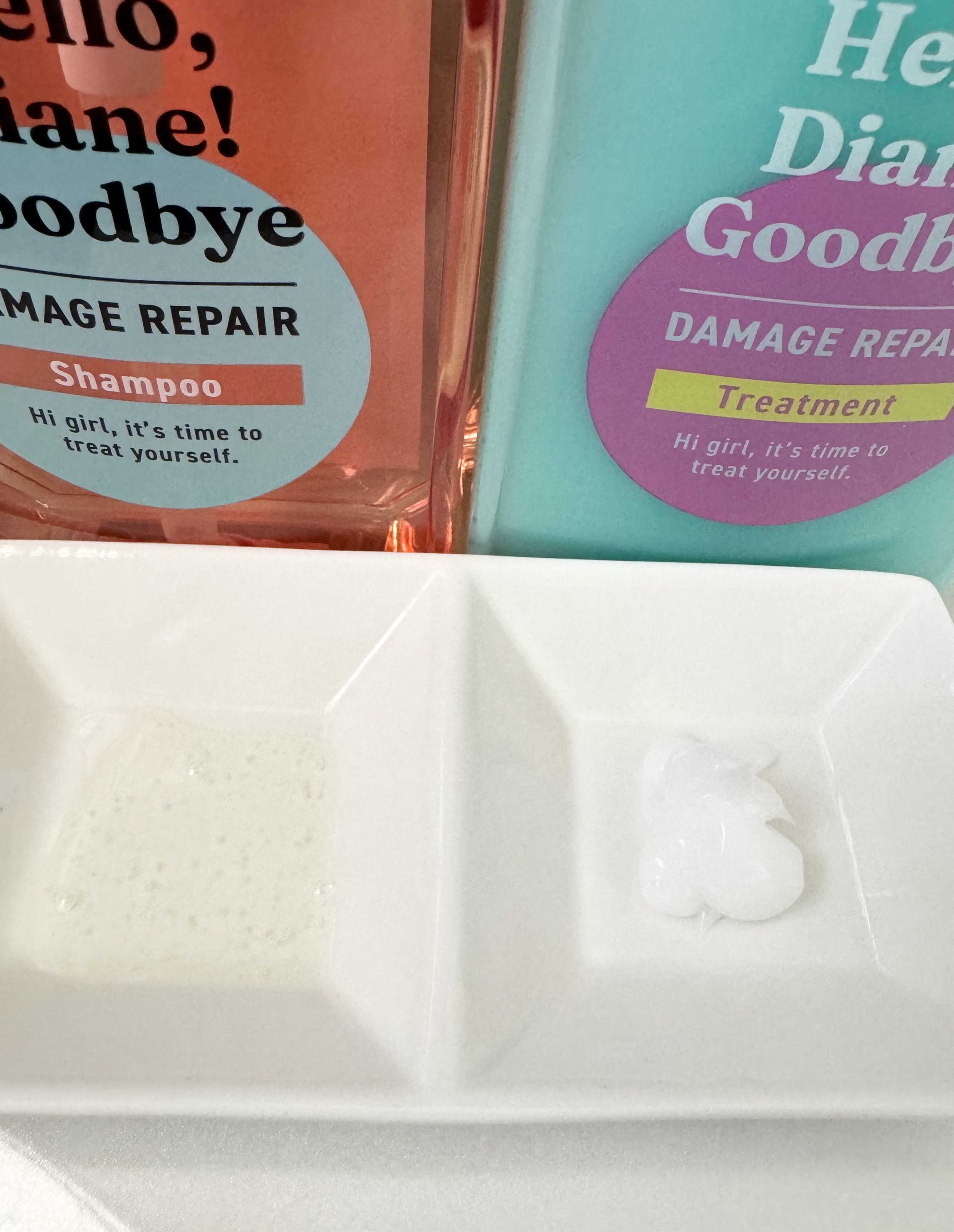 ハローダイアン グッバイ ダメージ補修ヘアミルク/ダイアン/ヘアミルクを使ったクチコミ（3枚目）