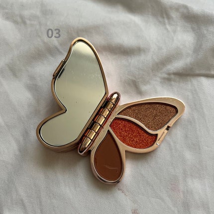 バタフライアイシャドウパレット/AGAG/アイシャドウパレットを使ったクチコミ(8枚目)