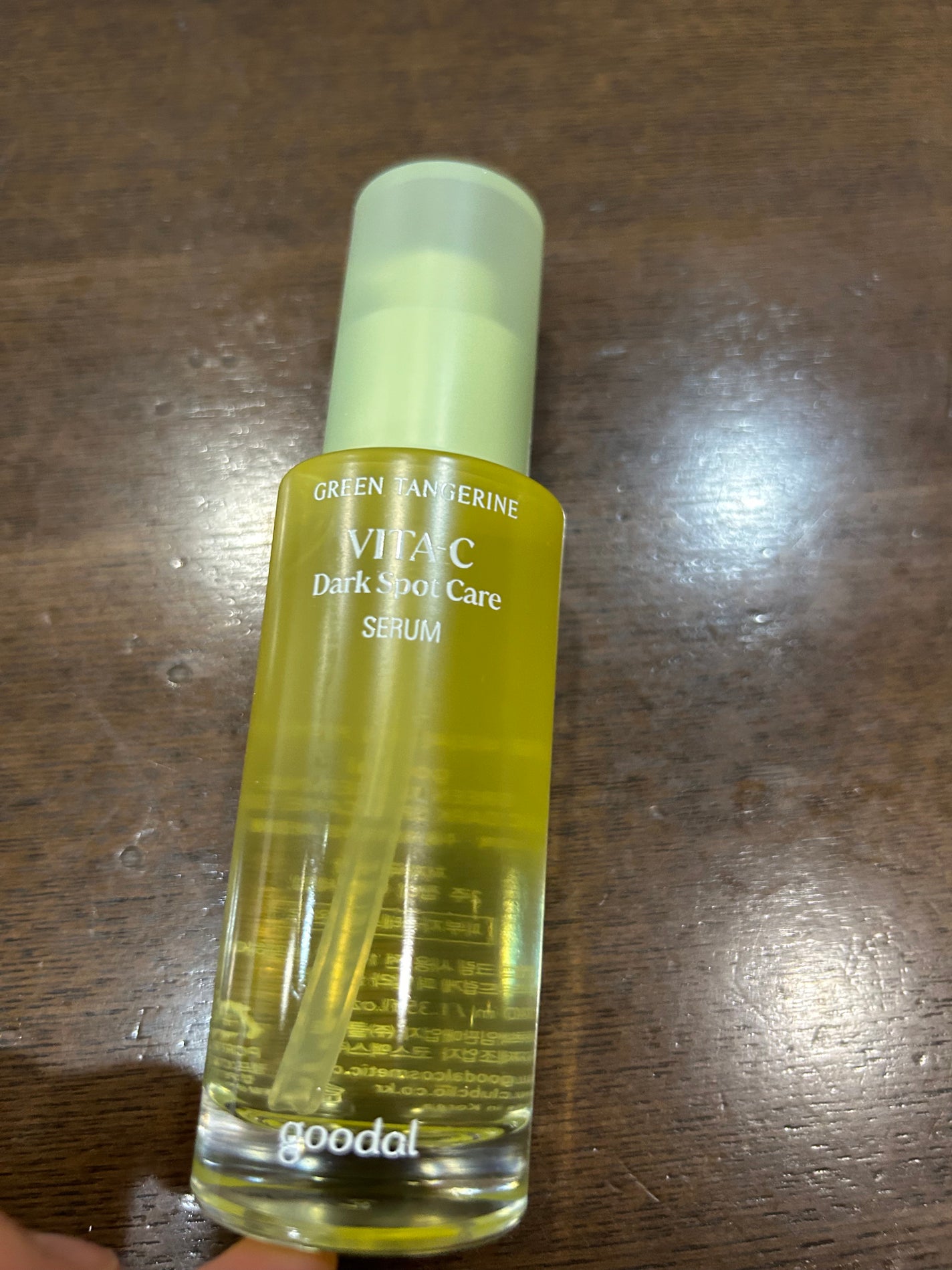 グリーンタンジェリン ビタC ダークスポットケアセラム/goodal/美容液を使ったクチコミ(2枚目)
