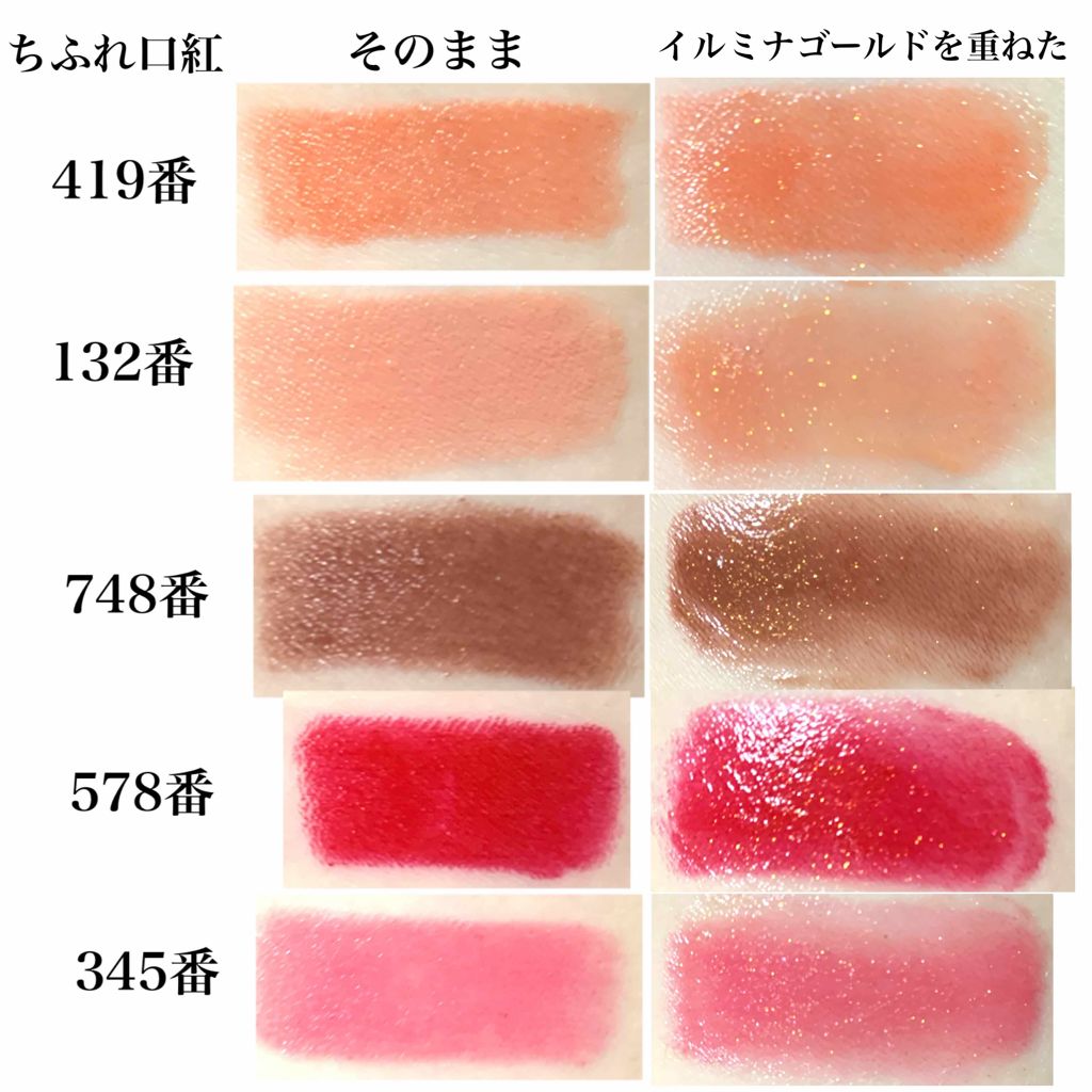 口紅（詰替用）/ちふれ/口紅を使ったクチコミ（2枚目）