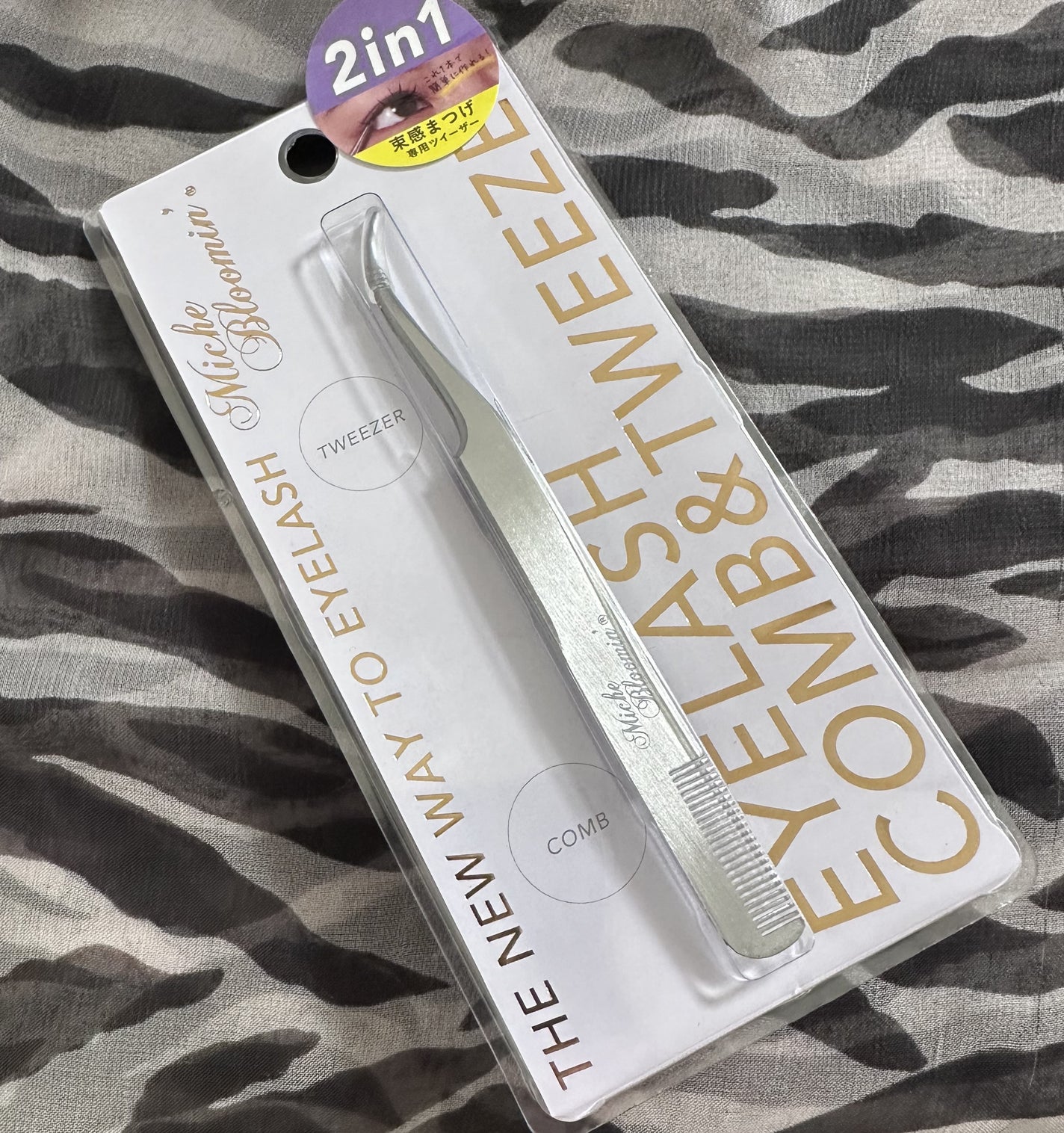コーム&ツイーザー/ミッシュブルーミン/毛抜きを使ったクチコミ(1枚目)