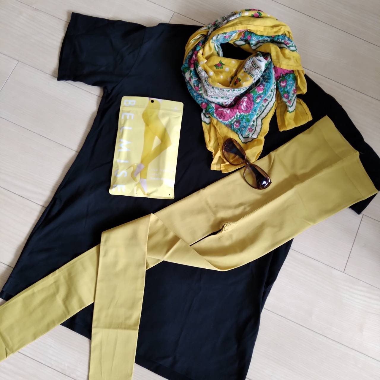 スリムレギンス color+/BELMISE/着圧ソックス・レギンスを使ったクチコミ（2枚目）