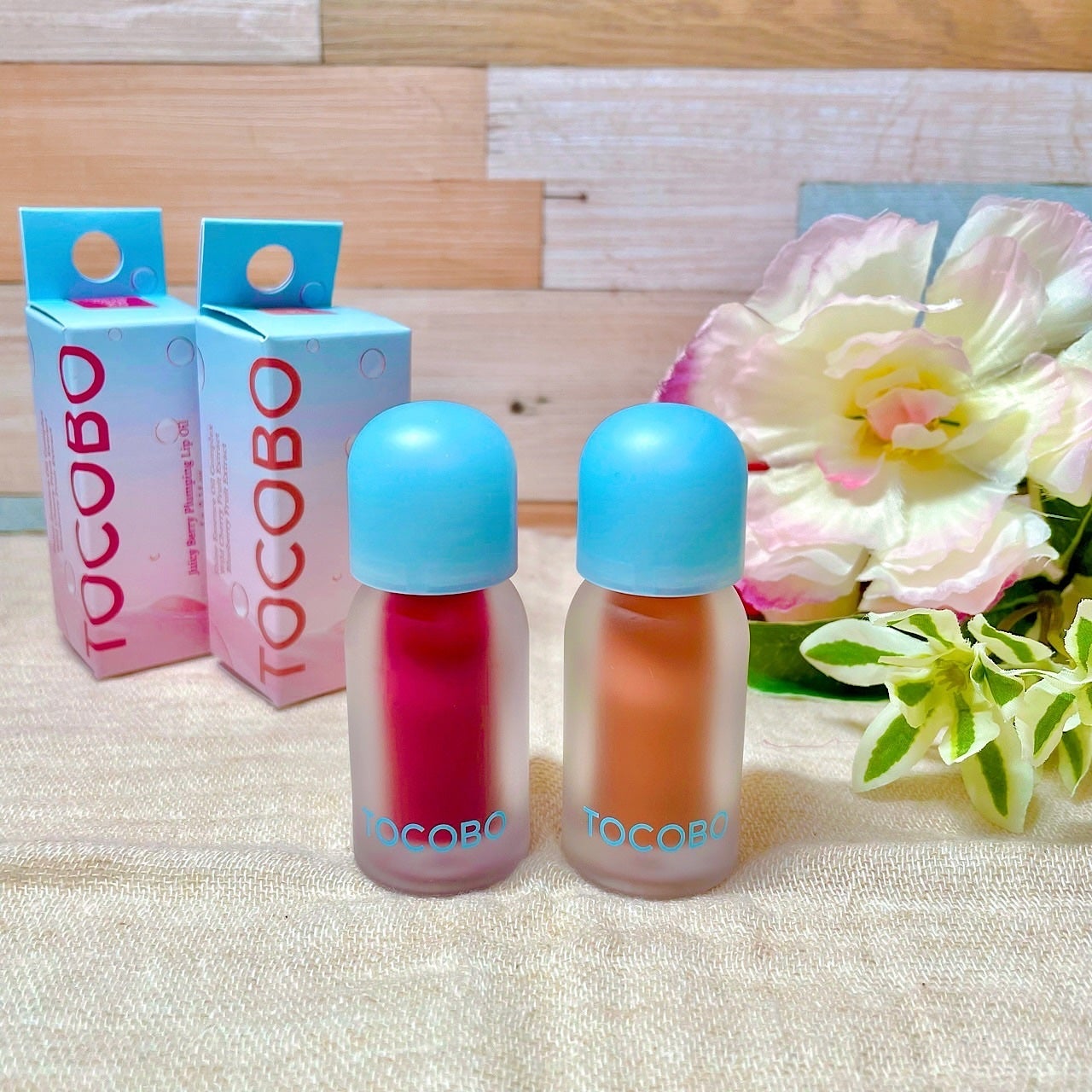 ジューシーベリープランピングリップオイル/TOCOBO/リップグロスを使ったクチコミ(1枚目)