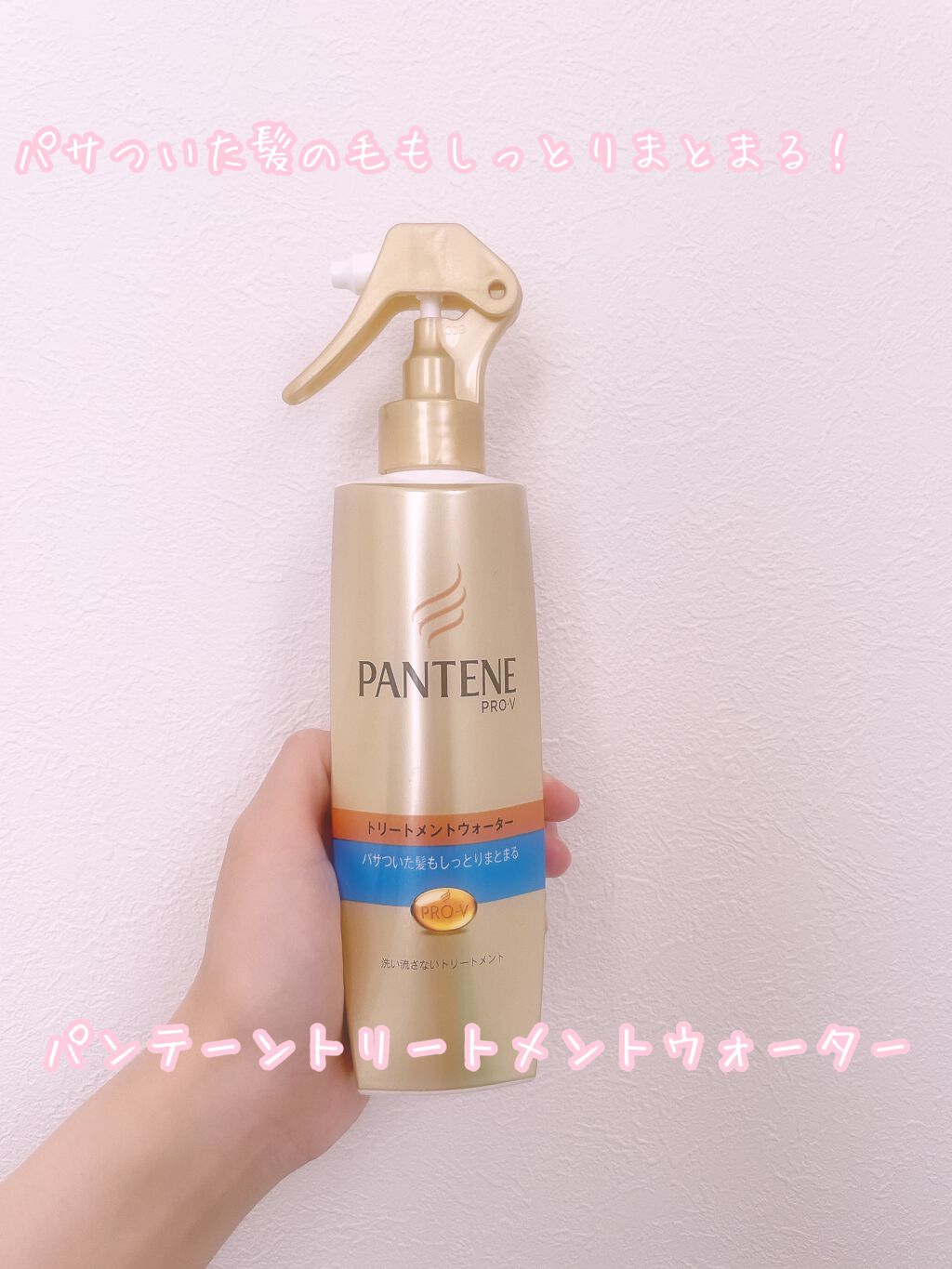 モイストスムースケア トリートメントウォーター パサついてまとまらない髪用/パンテーン/プレスタイリング・寝ぐせ直しを使ったクチコミ（1枚目）