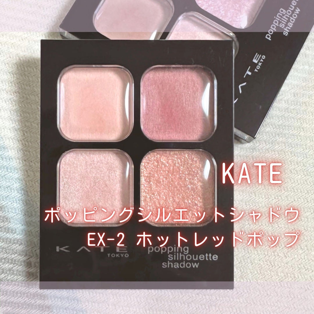 ケイト ポッピングシルエットシャドウ/KATE/アイシャドウパレットを使ったクチコミ(2枚目)