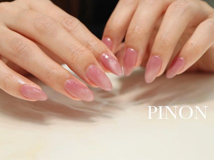 #マグネットネイル,#ピンクネイルのネイルデザイン