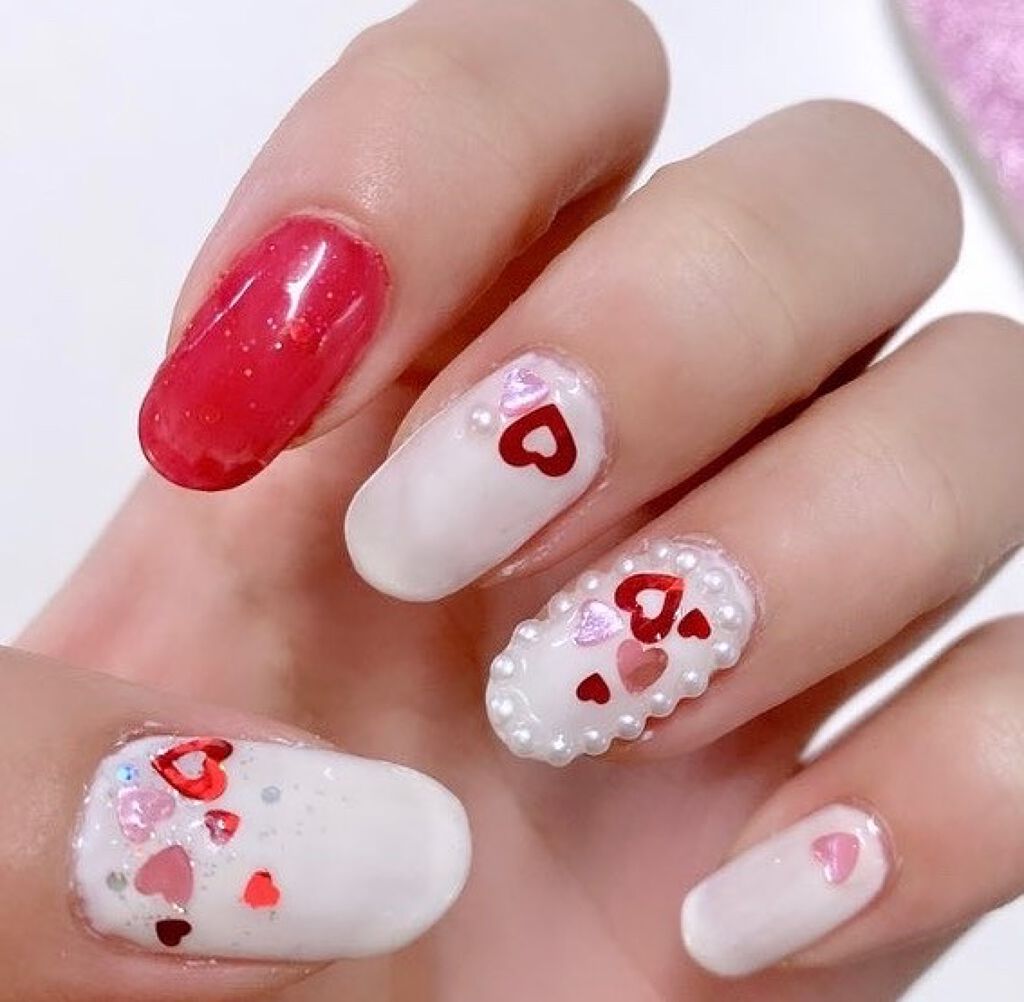 ジェルネイル(ライト対応)/セリア/ジェルネイルを使ったクチコミ(2枚目)