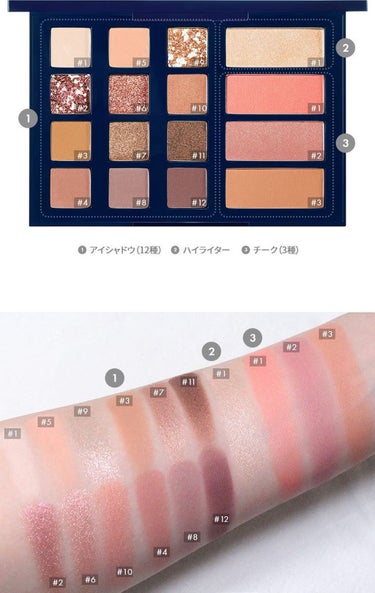 ムードアップパーティ パレット 2019 Holiday Limited Edition/innisfree/メイクアップキットを使ったクチコミ（1枚目）