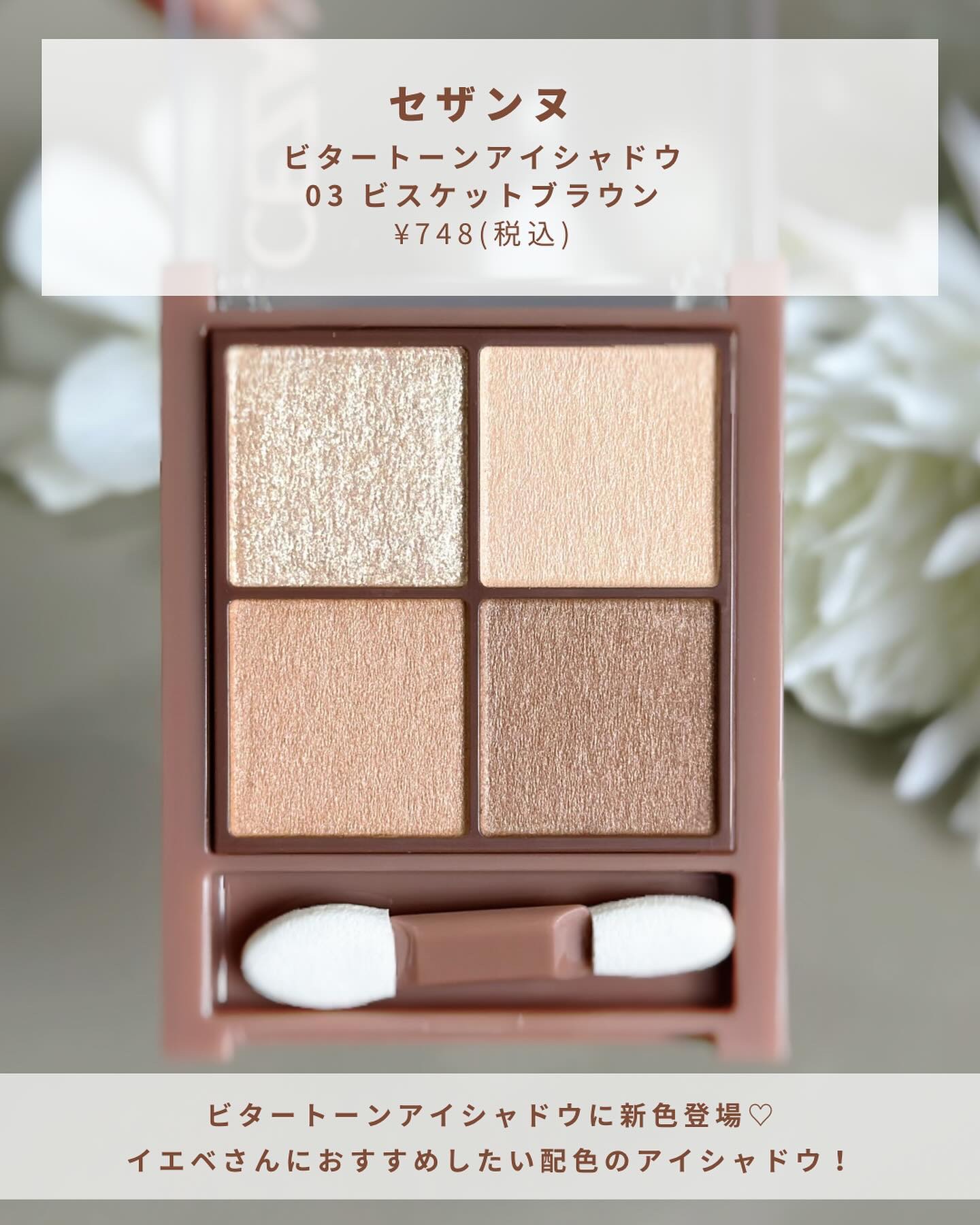 ビタートーンアイシャドウ/CEZANNE/パウダーアイシャドウを使ったクチコミ（2枚目）