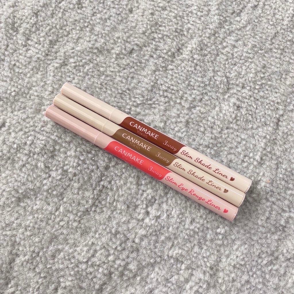 3wayスリムシェードライナー/キャンメイク/リキッドアイライナーを使ったクチコミ(1枚目)