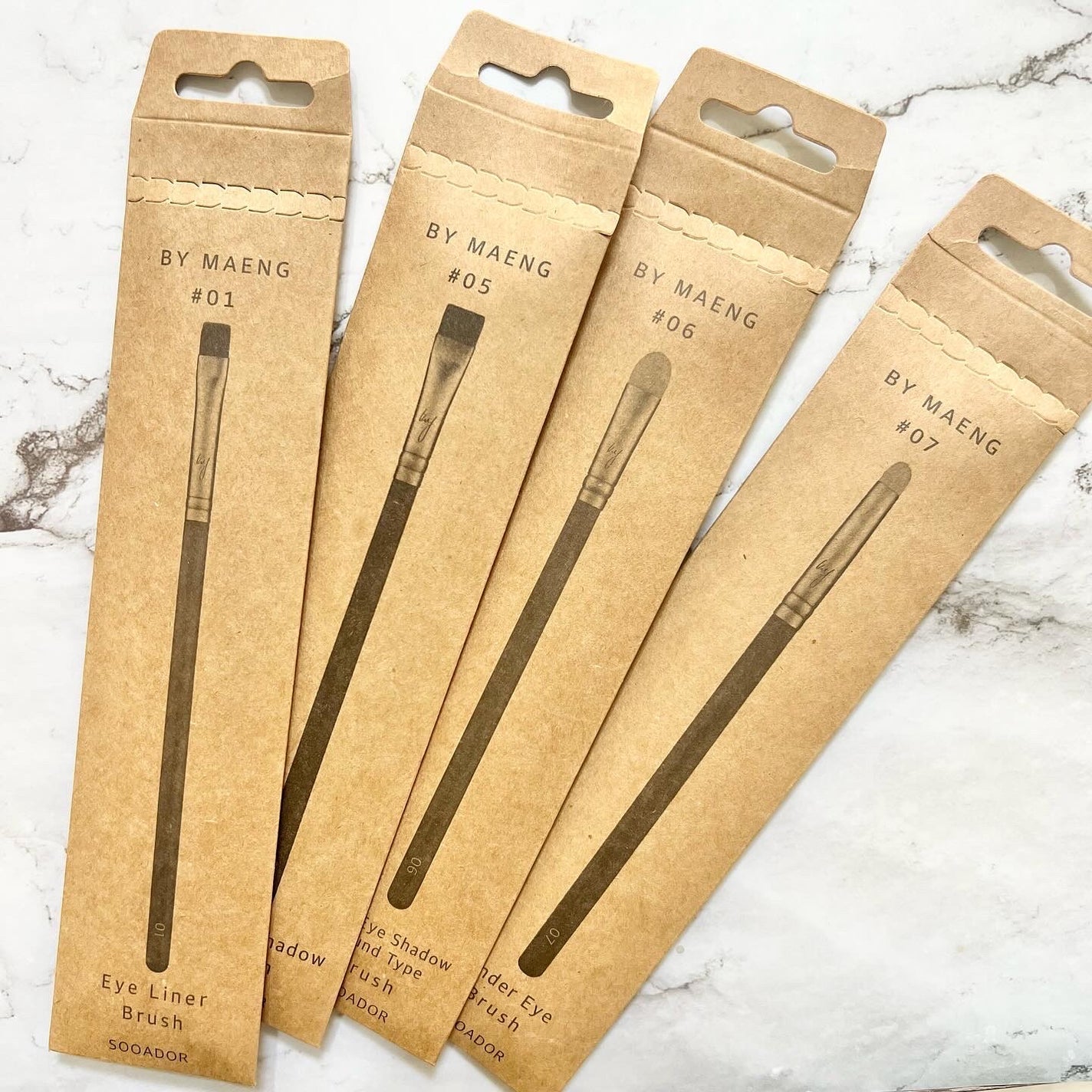 BY MAENG #01 アイライナーブラシ/SOOA DOR/メイクブラシを使ったクチコミ(2枚目)