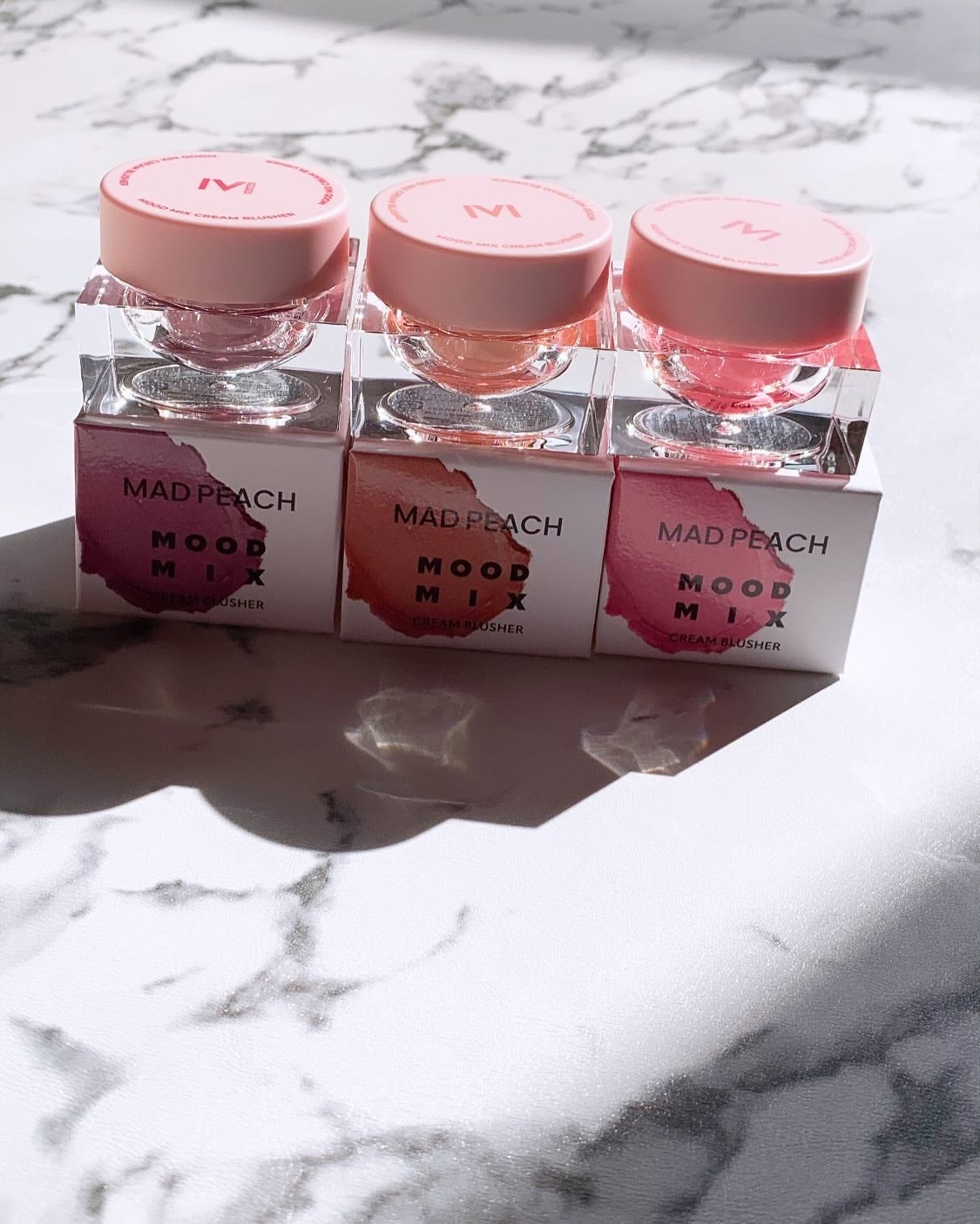 ムードミックスクリームブラッシャー/MAD PEACH/ジェル・クリームチークを使ったクチコミ(7枚目)