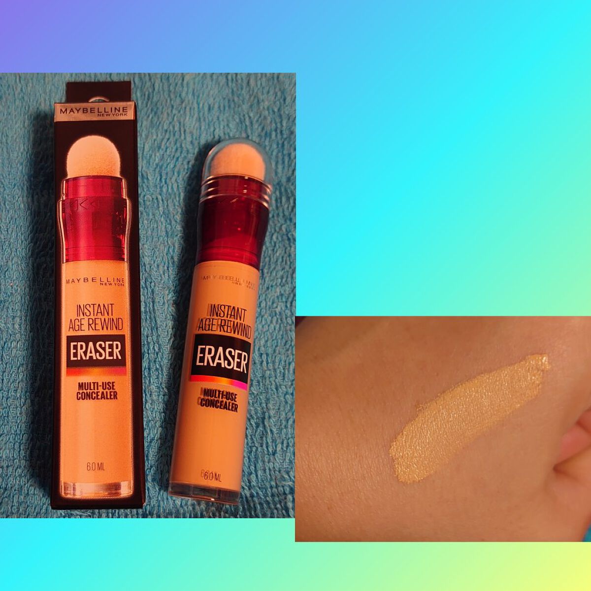 インスタント コンシーラー 122 標準的な肌色/MAYBELLINE NEW YORK/リキッドコンシーラーを使ったクチコミ（1枚目）