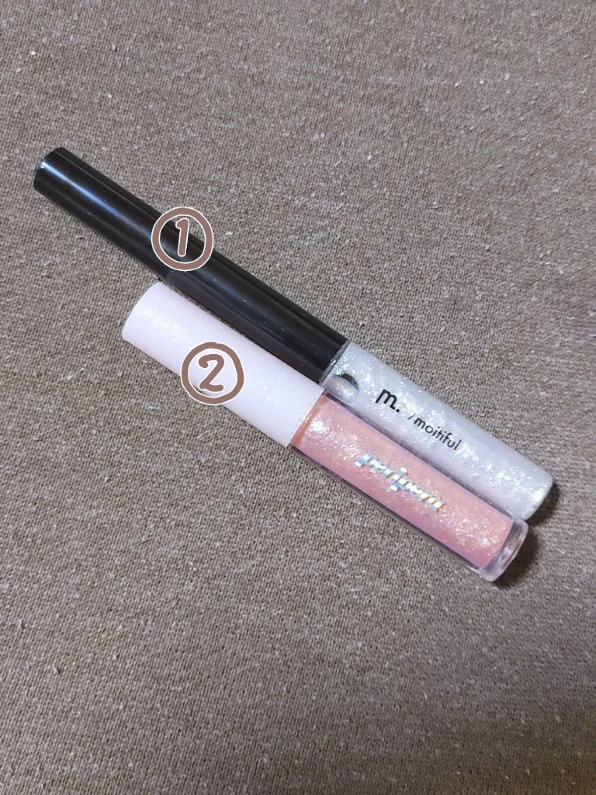 シュガー トゥインクル リキッド グリッター/PERIPERA/グリッターを使ったクチコミ(2枚目)