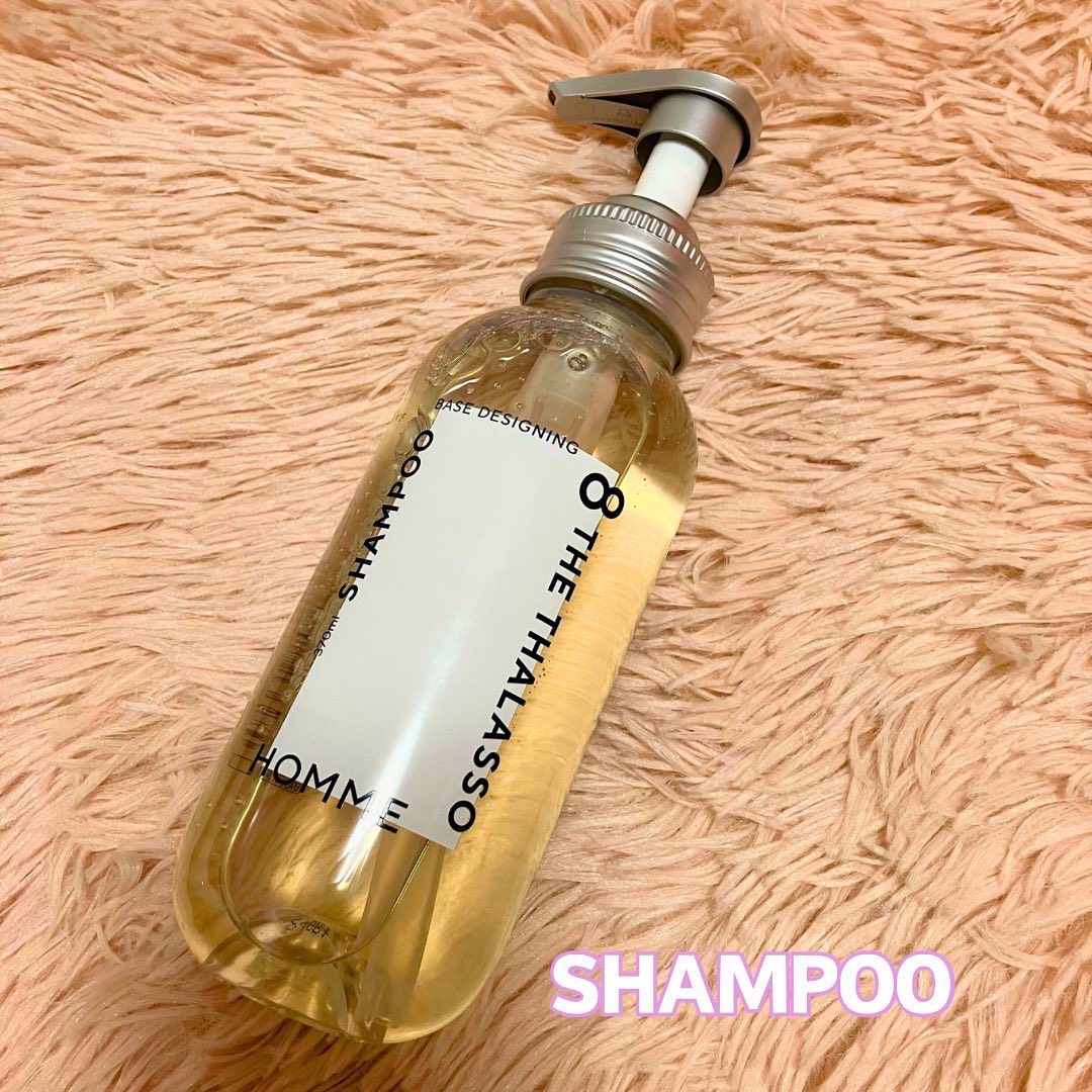 エイトザタラソ オム ベースデザイニング シャンプー／ヘアトリートメント シャンプー本体（370mL）/エイトザタラソ/市販シャンプーを使ったクチコミ（2枚目）