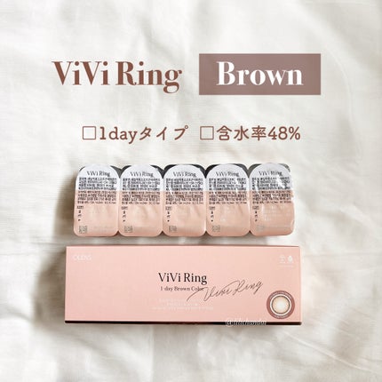 ViVi Ring 1day/OLENS/ワンデー(1DAY)カラコンを使ったクチコミ(2枚目)