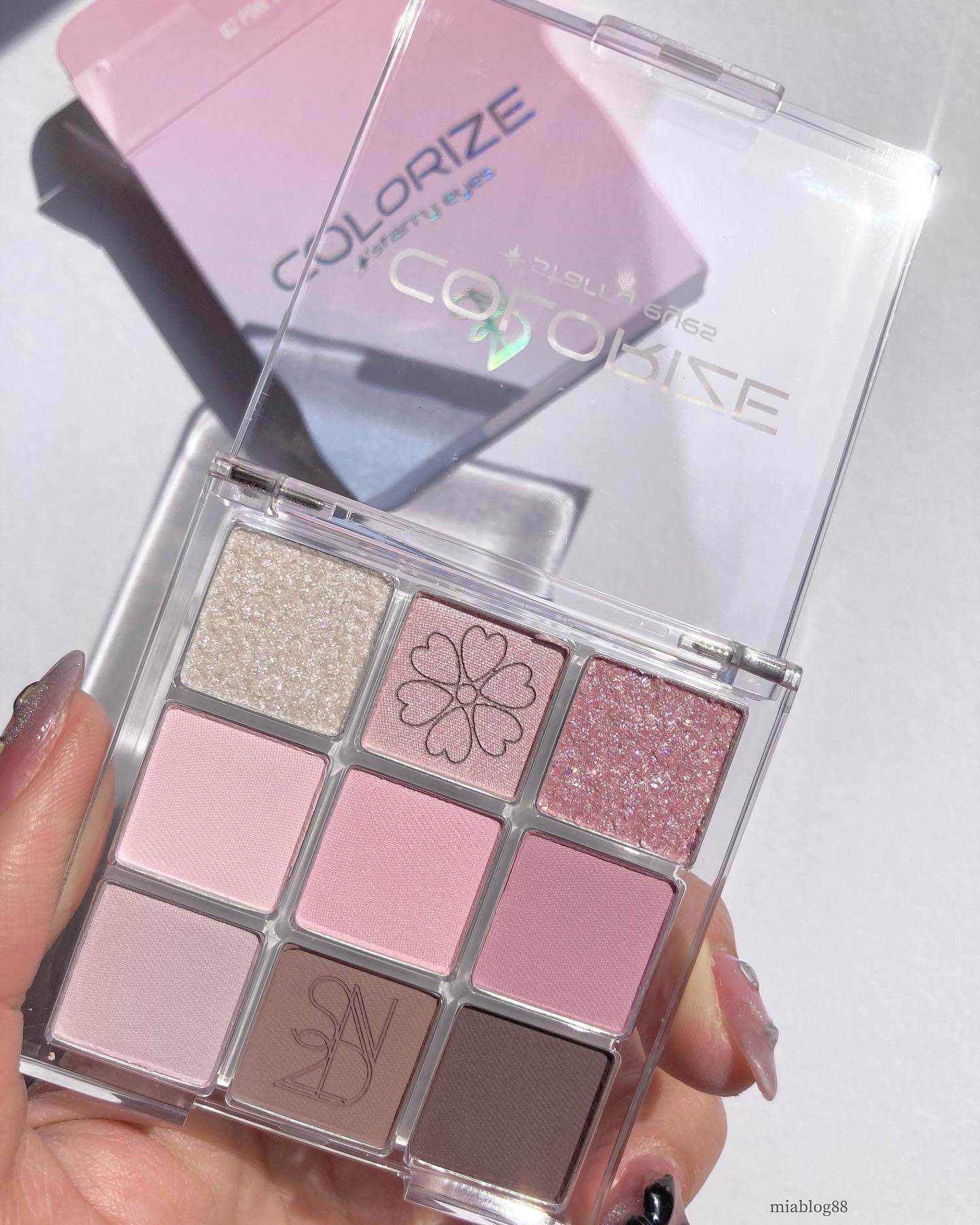 カラーライズスターリーアイズ 02 ピンクミューリー/S2ND/アイシャドウパレットを使ったクチコミ（1枚目）