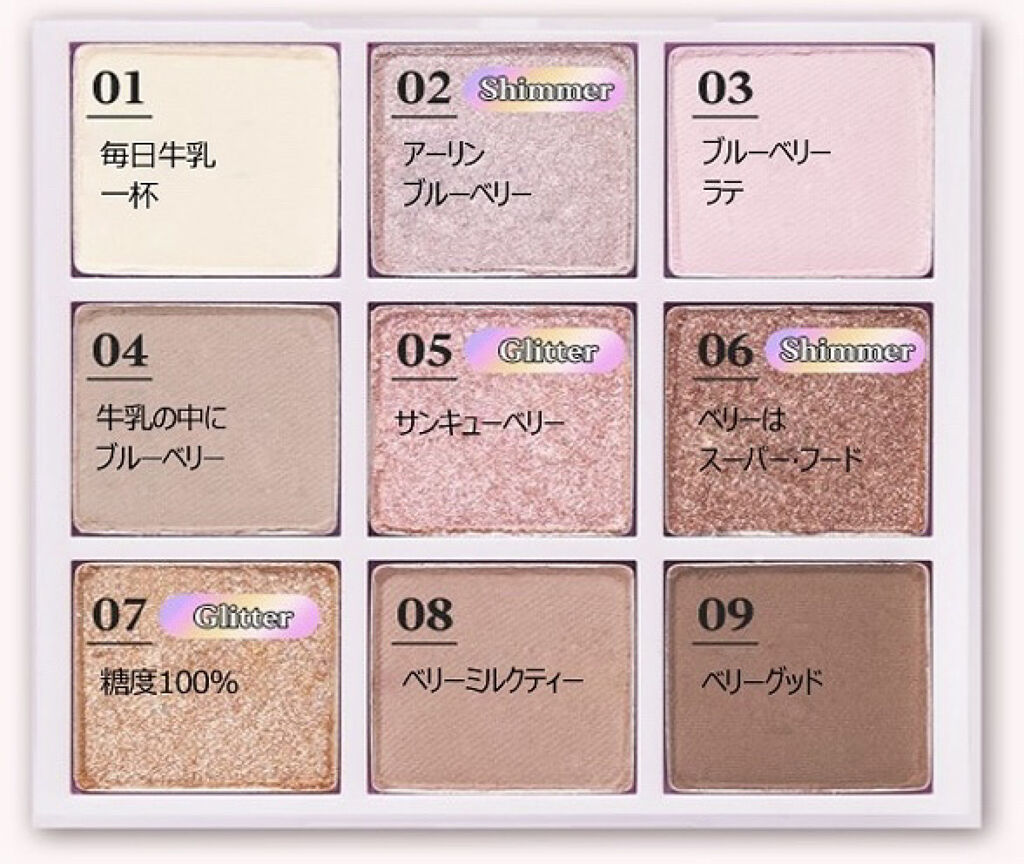 プレイカラーアイズ ≪ミルキーコレクション≫/ETUDE/アイシャドウパレットを使ったクチコミ（3枚目）