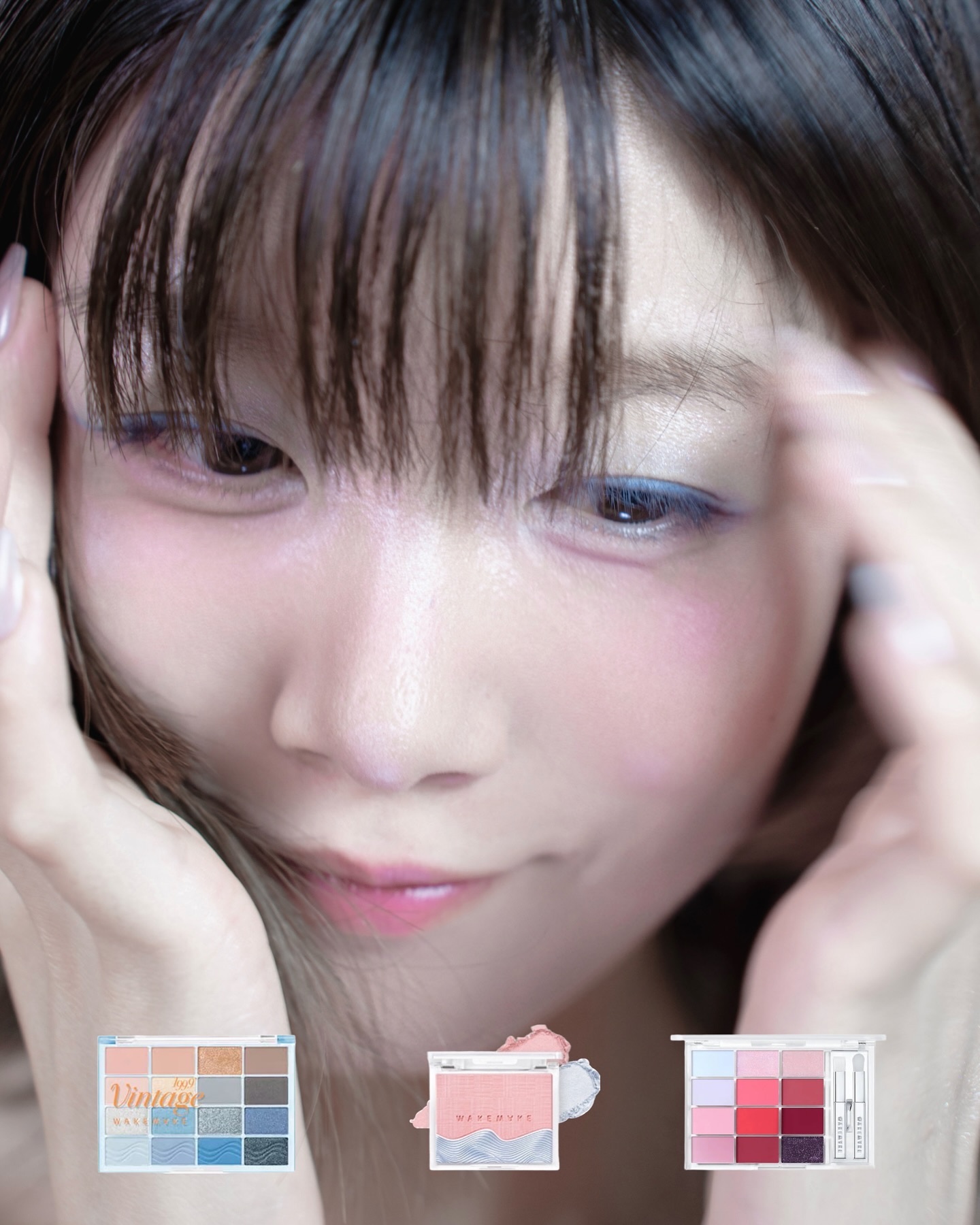 ソフトドローイングブロウパレット/wakemake/パウダーアイブロウを使ったクチコミ（1枚目）