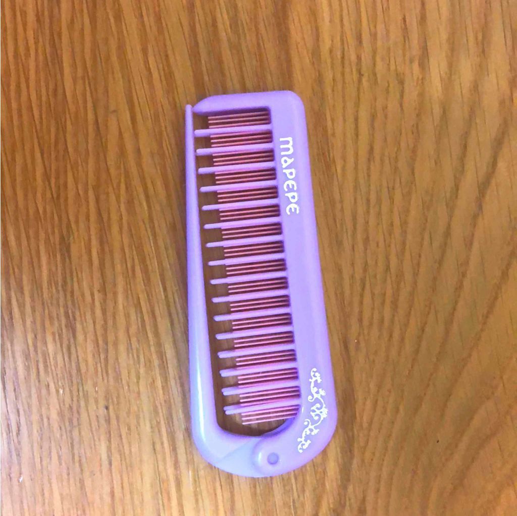 折りたたみ逆毛コーム/マペペ/ヘアブラシを使ったクチコミ（1枚目）