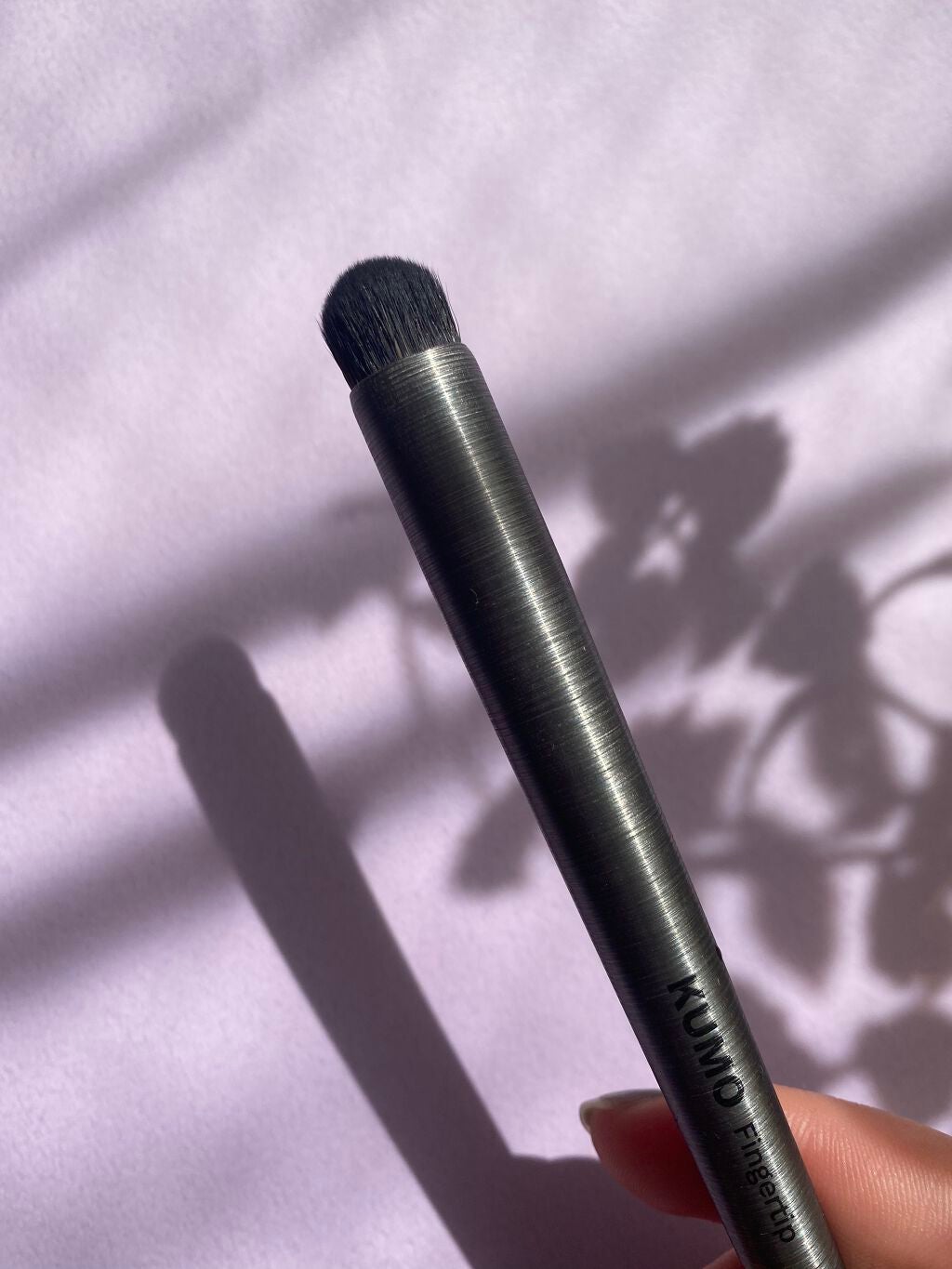 finger tip brush/KUMO/メイクブラシを使ったクチコミ(2枚目)