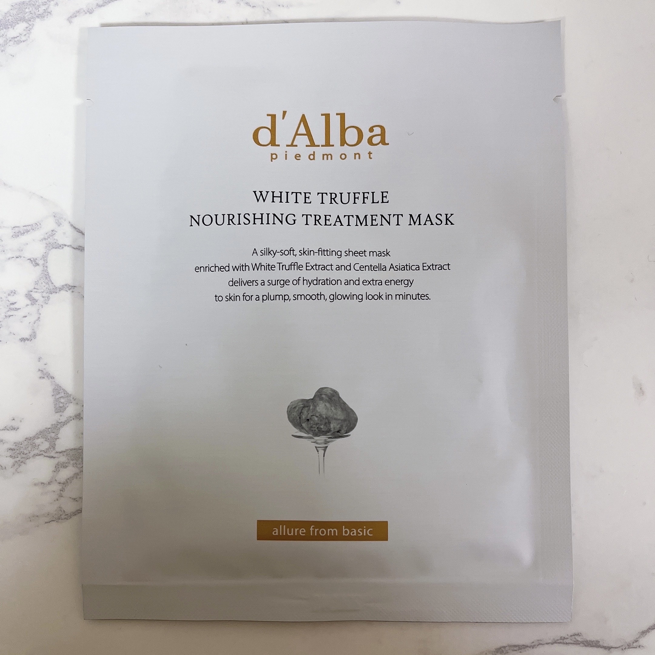 ホワイトトリュフナリシングトリートメントマスク/ダルバ/シートマスク・パックを使ったクチコミ（2枚目）