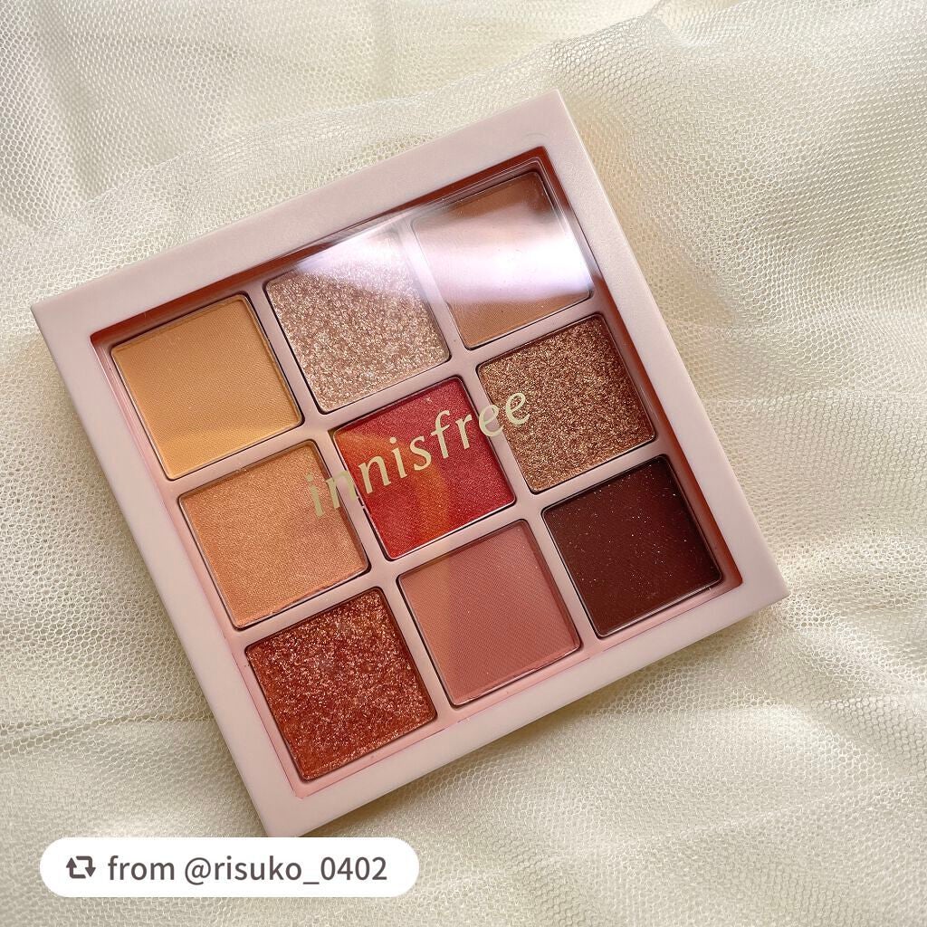 カメリア アイパレット/innisfree/アイシャドウパレットを使ったクチコミ(1枚目)