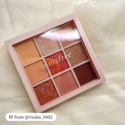 カメリア アイパレット/innisfree/アイシャドウパレットを使ったクチコミ(1枚目)