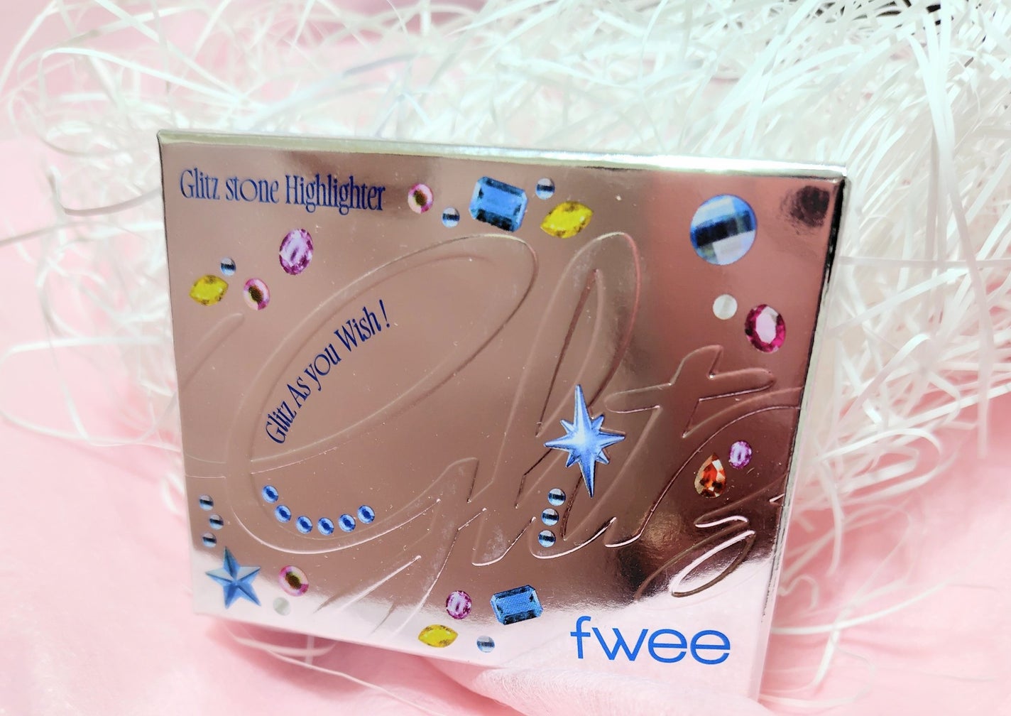 フィー グリッツストーンハイライター/fwee/パウダーハイライトを使ったクチコミ(3枚目)