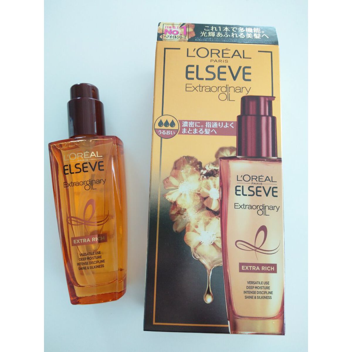 エルセーヴ エクストラオーディナリーオイル エクストラリッチ フィニッシュ/ロレアル パリ/ヘアオイルを使ったクチコミ(1枚目)