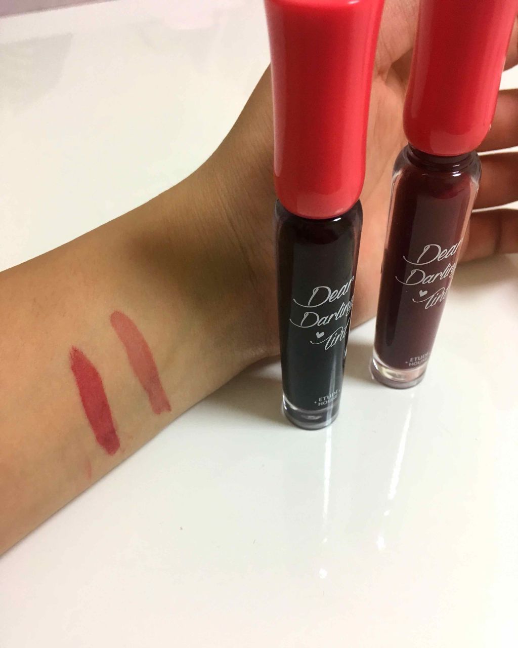 ディアダーリン ウォータージェルティント/ETUDE/リップティントを使ったクチコミ(3枚目)