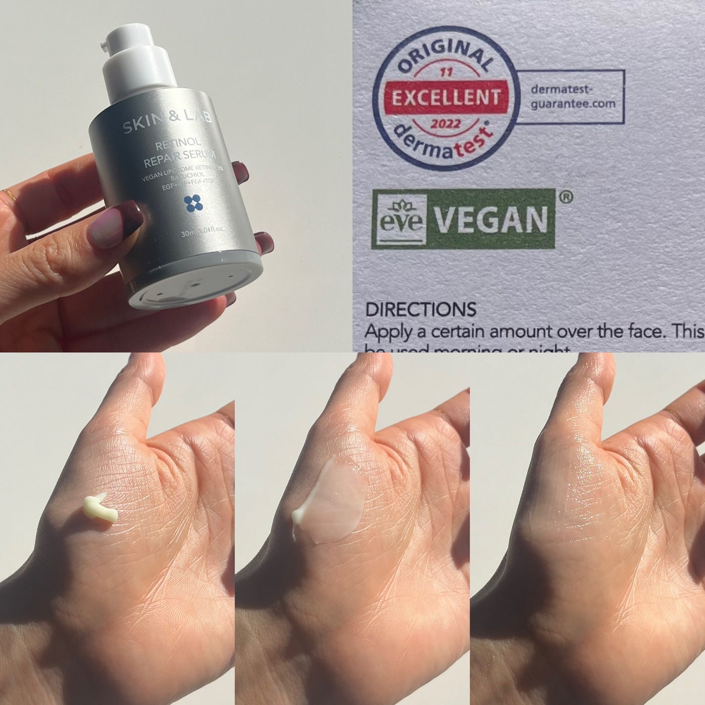 ヴィーガンリポソームレチノールセラム/SKIN&LAB/美容液を使ったクチコミ(2枚目)