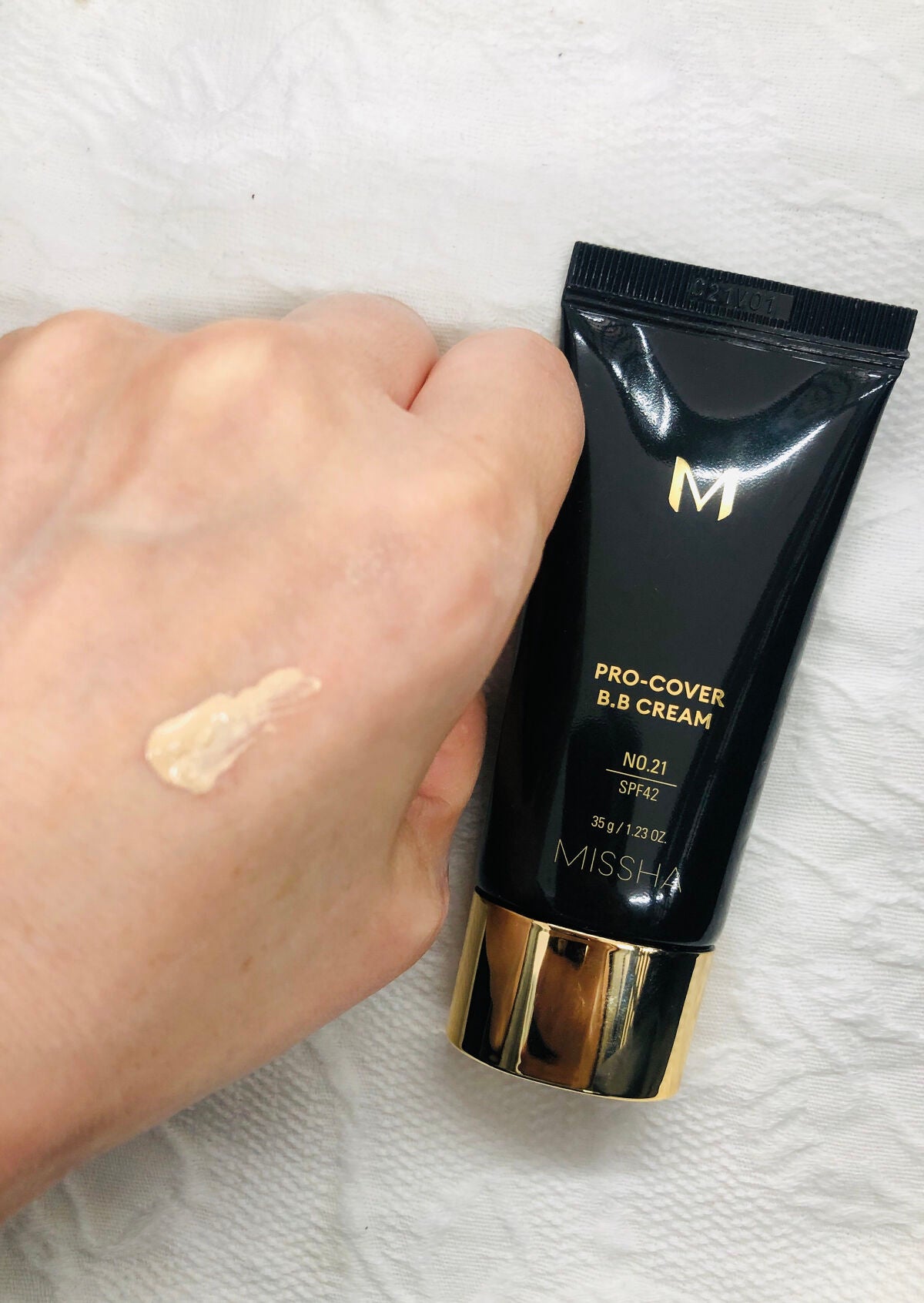ミシャ M プロカバー BBクリーム/MISSHA/BBクリームを使ったクチコミ(2枚目)