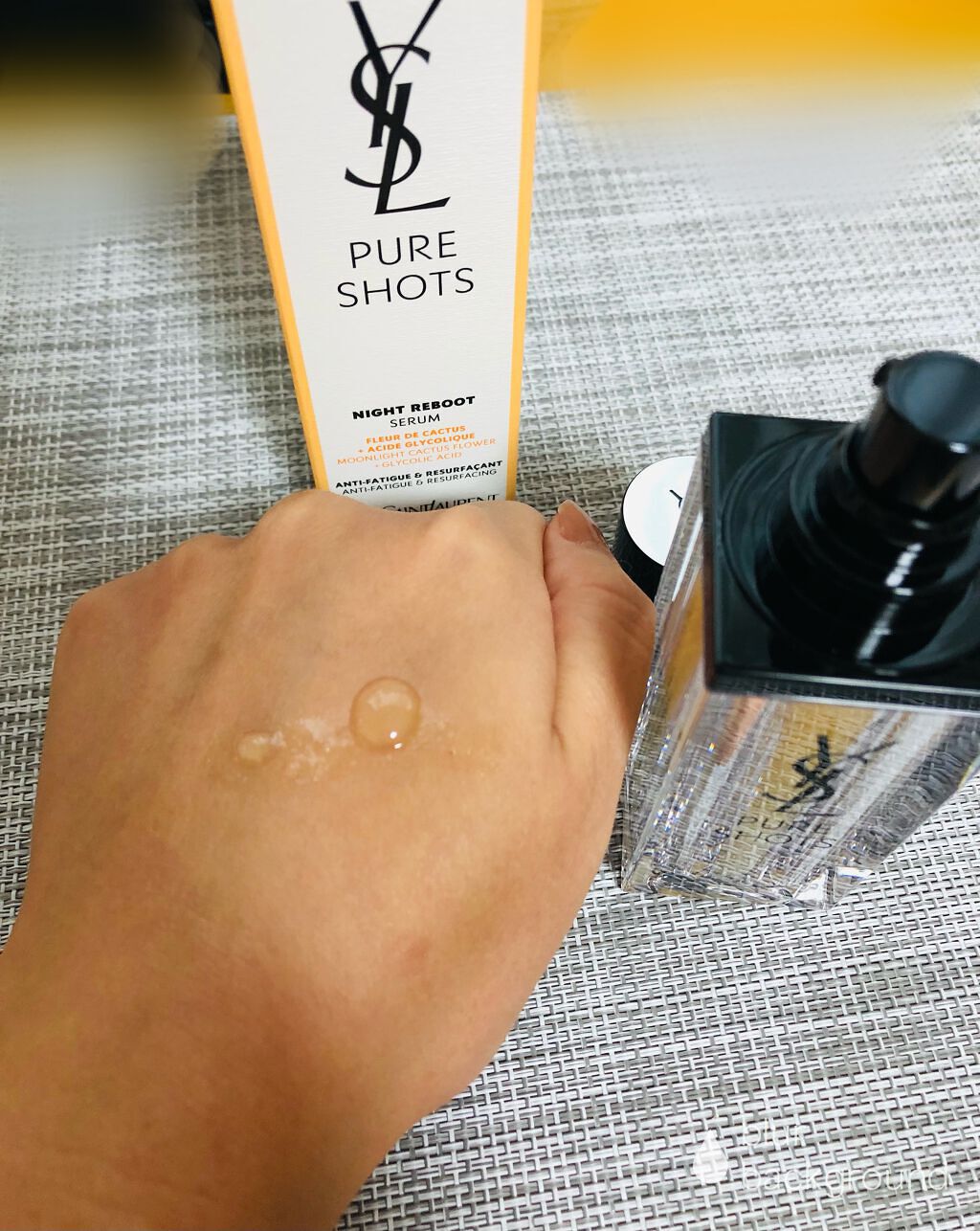 ピュアショット ナイト リチャージセラム/YVES SAINT LAURENT BEAUTE/美容液を使ったクチコミ(3枚目)
