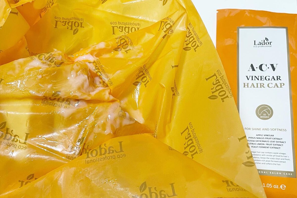 ACV VINEGAR HAIR CAP /La'dor/アウトバストリートメントを使ったクチコミ(3枚目)