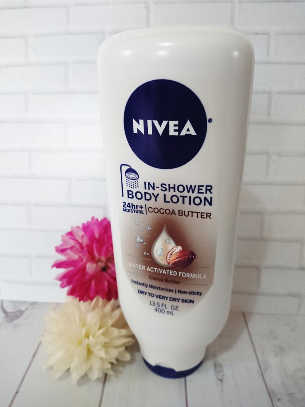 インシャワー ボディローション ココアバター/NIVEA(海外)/ボディローションを使ったクチコミ(1枚目)