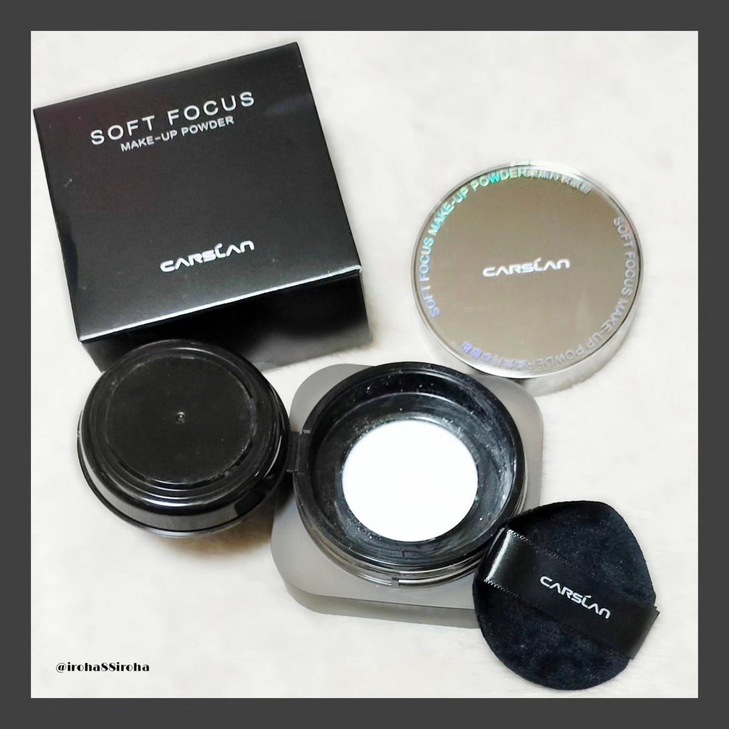 ソフトフォーカスメイクアップパウダー /CARSLAN/ルースパウダーを使ったクチコミ(2枚目)