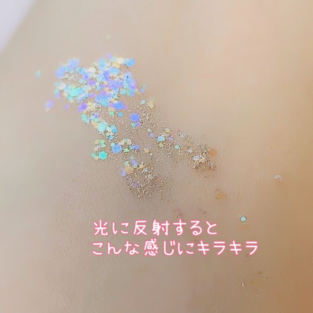 ゲットルーズグリッタージェル/unleashia/グリッターを使ったクチコミ(5枚目)
