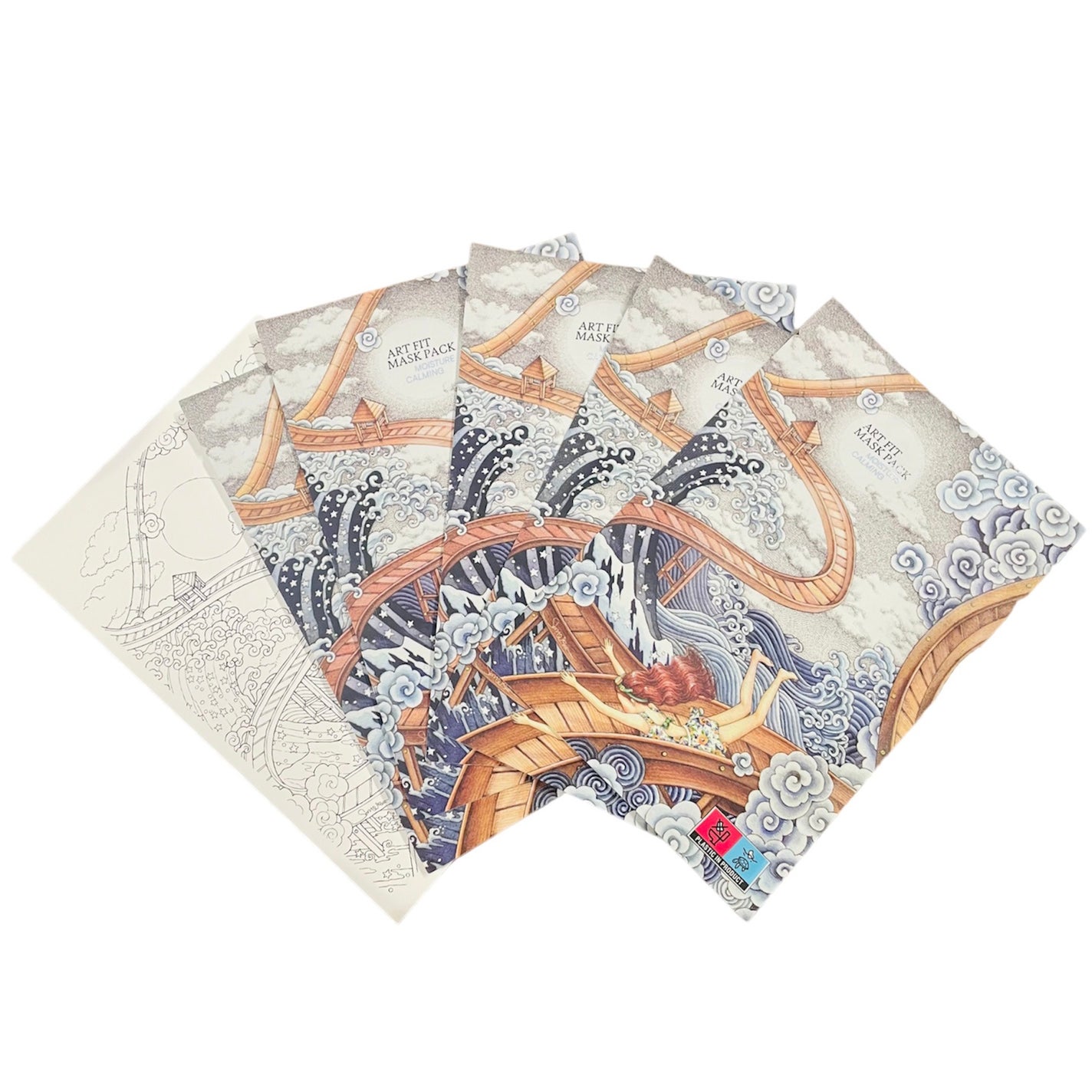 マスクパック Moisture Calming /FIT YOUR SKIN/シートマスク・パックを使ったクチコミ(1枚目)