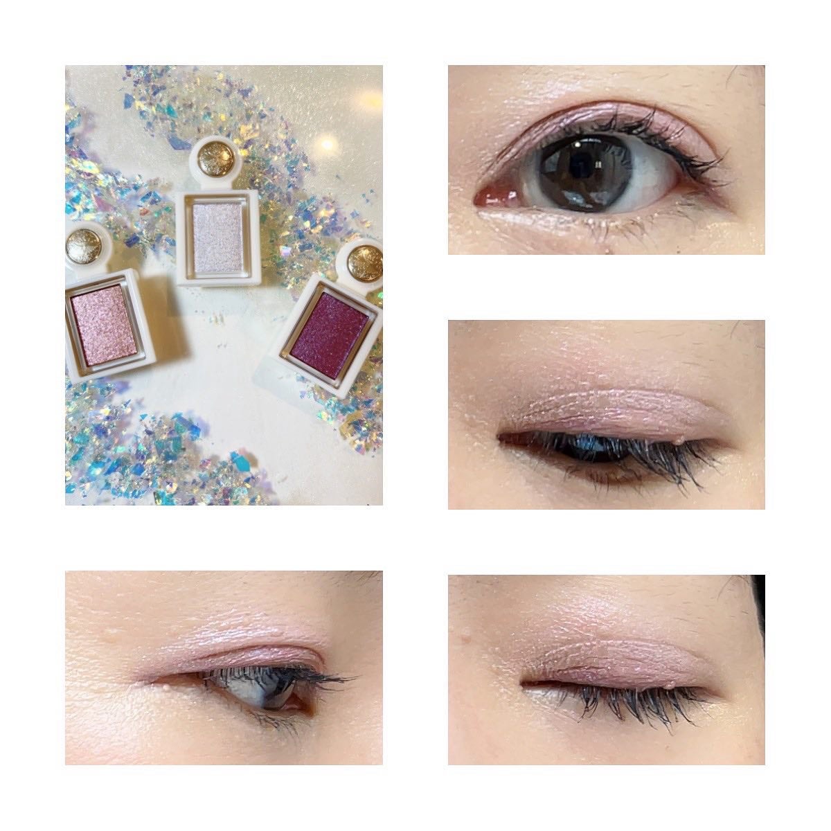 シャドーカスタマイズ (ブリリアントグリッター)/MAJOLICA MAJORCA/グリッターを使ったクチコミ(3枚目)