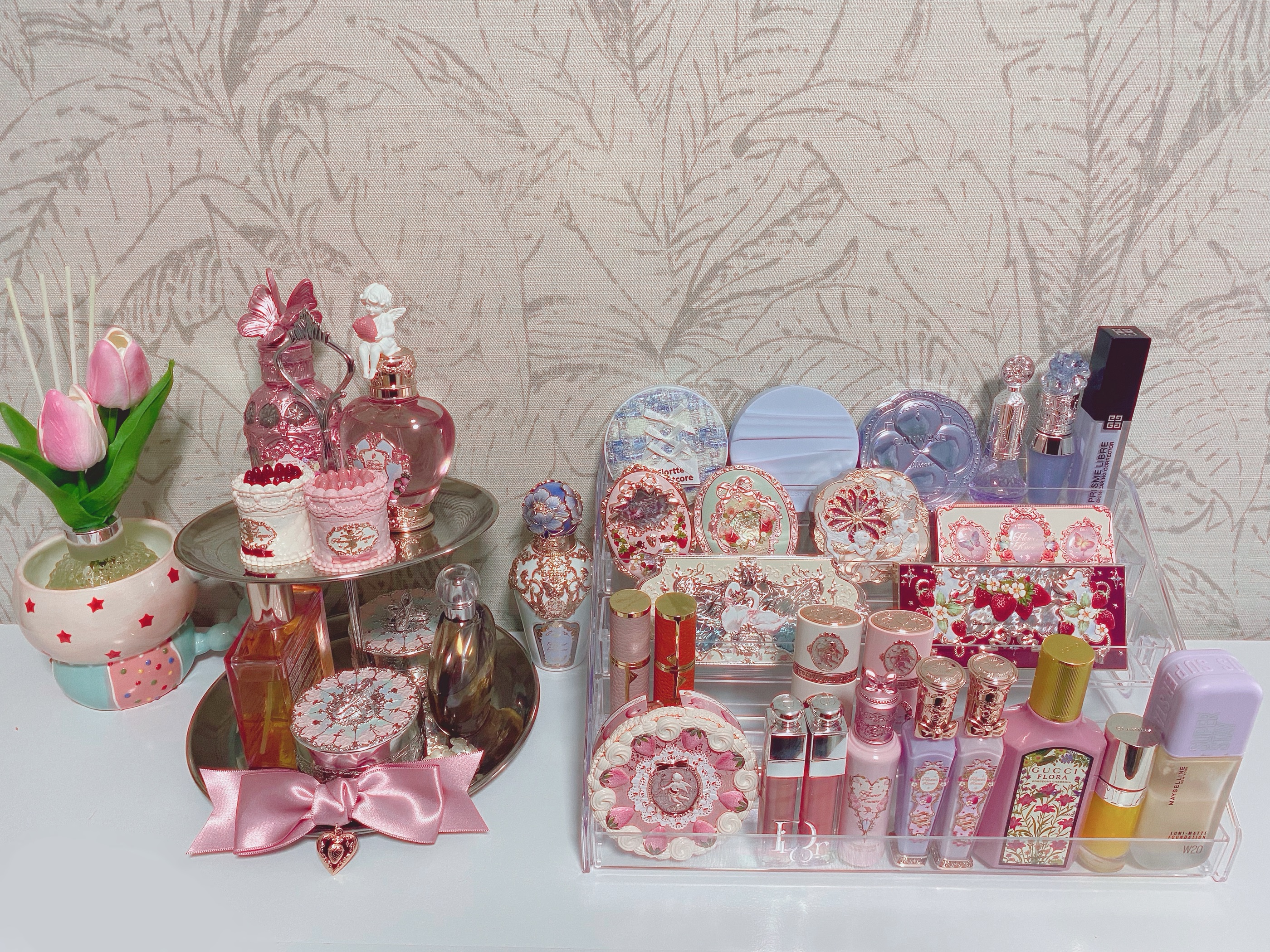 ミッドサマーフェアリーテイルズ コレクション ベルベットチークブラッシュ 05 Valley Lily/FlowerKnows/パウダーチークを使ったクチコミ（1枚目）