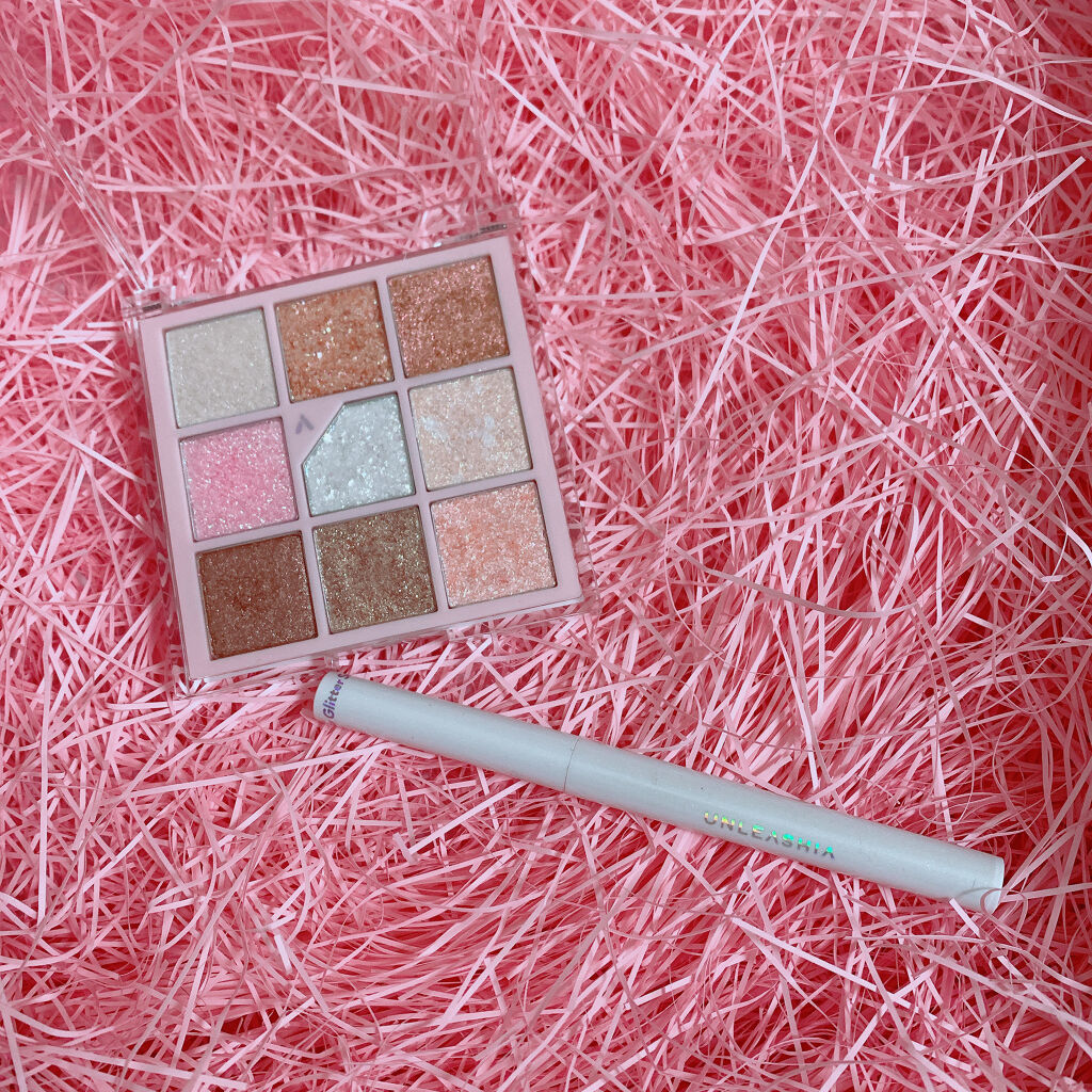 グリッターペディアアイパレット/unleashia/アイシャドウパレットを使ったクチコミ（2枚目）